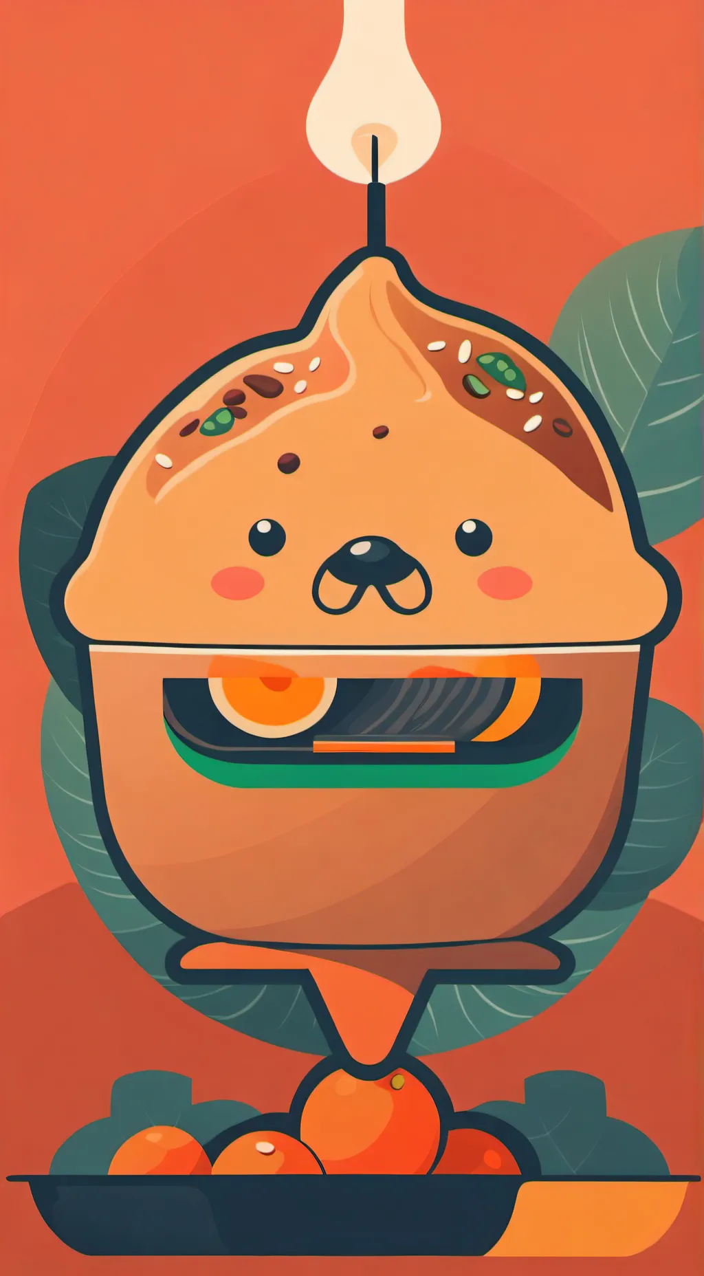 ai character: pou background