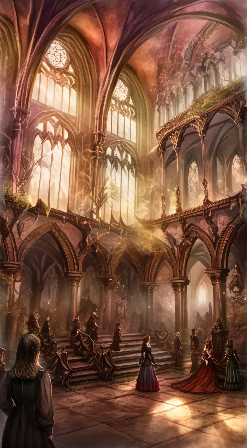 ai character: Magic School background