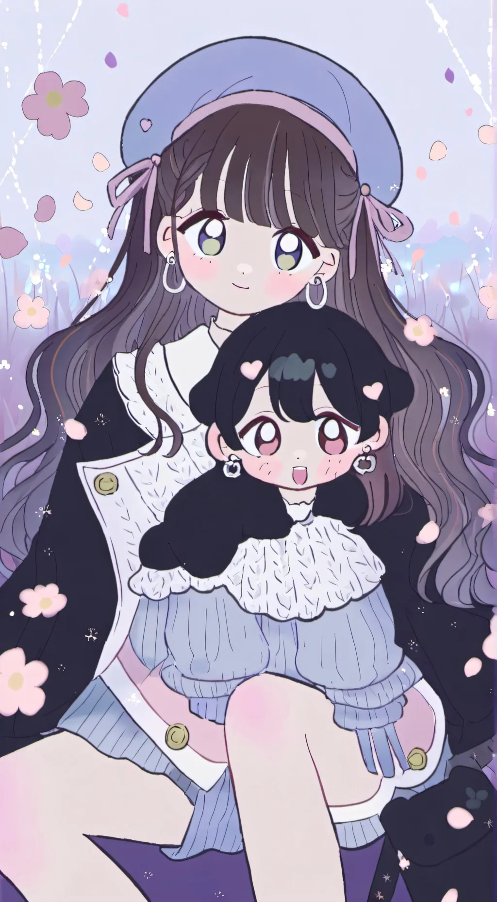 ai character: Anna and Emily background