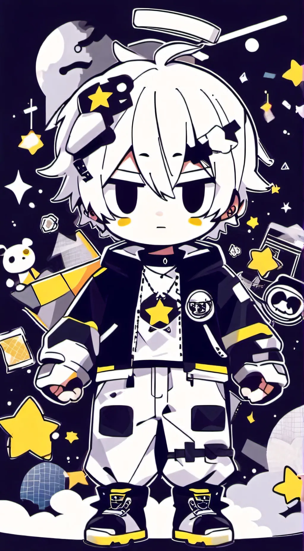 ai character: 💜 {astro} 🌙 background