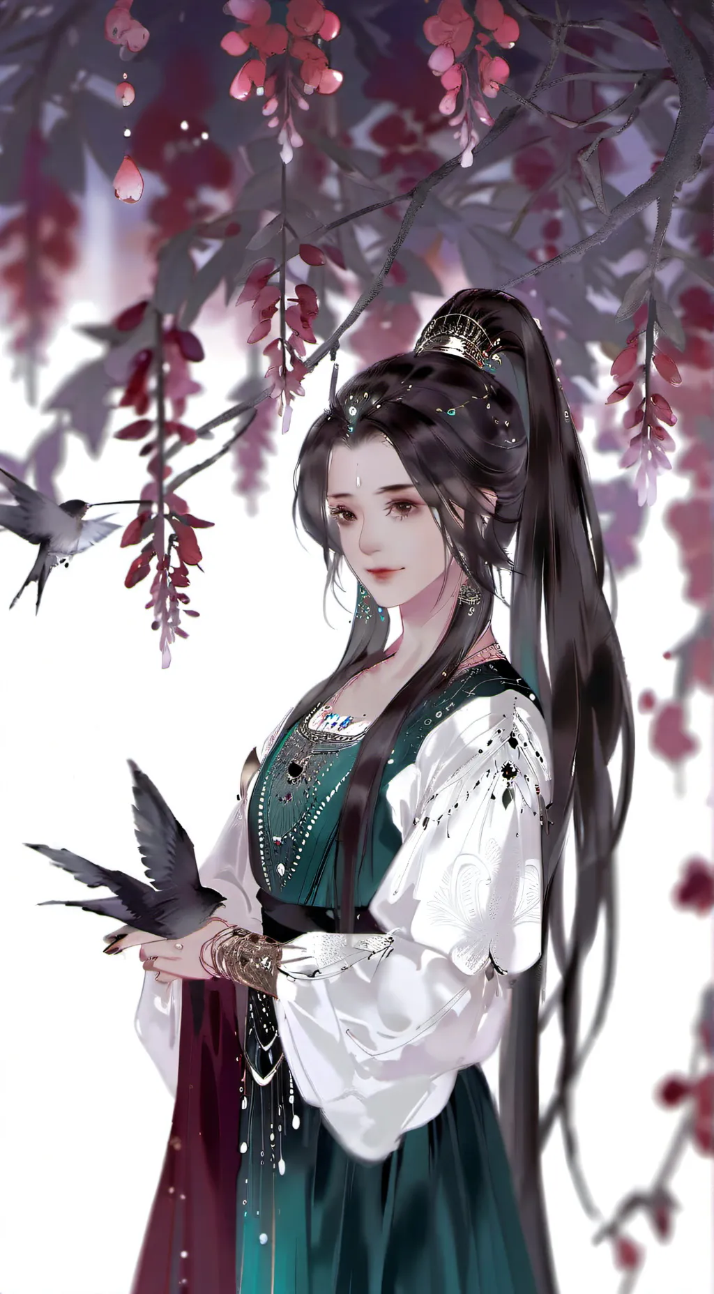 ai character: uppermoon ball💫 background