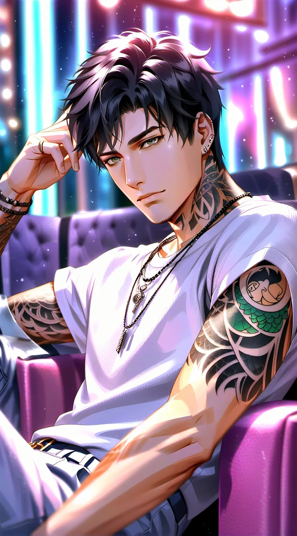 ai character: Raven Stone background