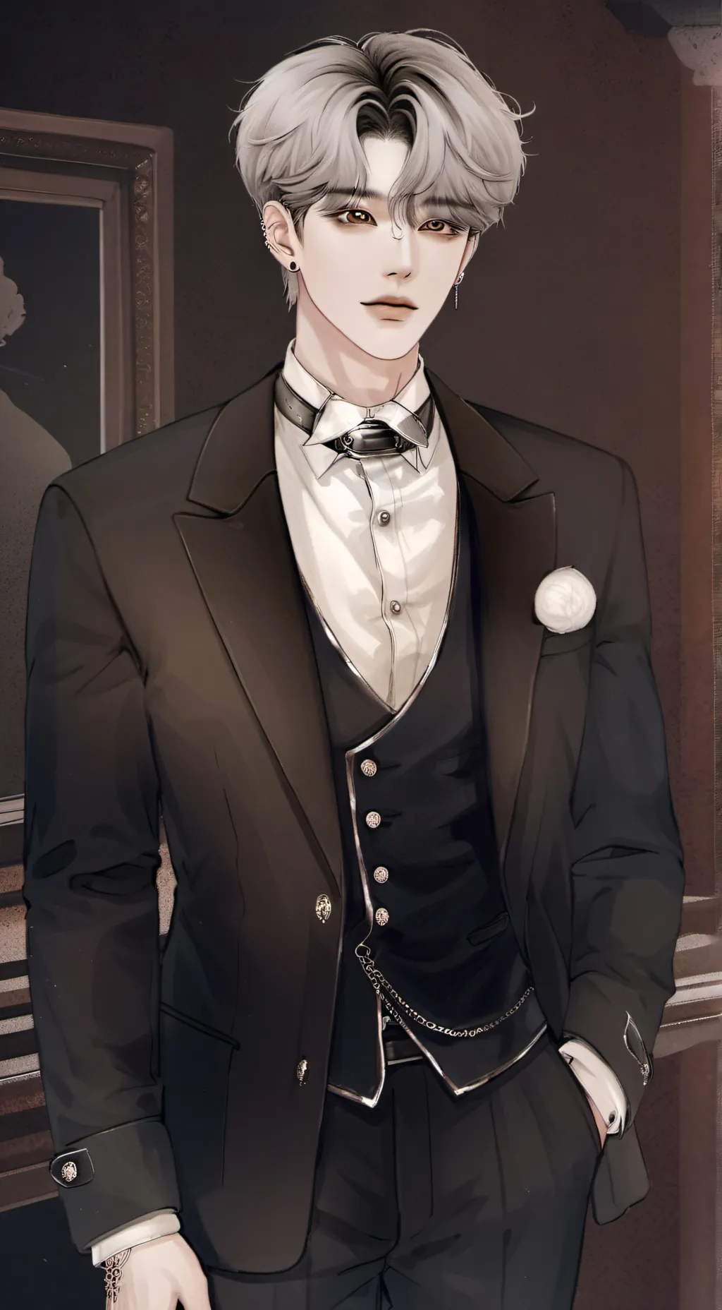 ai character: Park Jimin  background