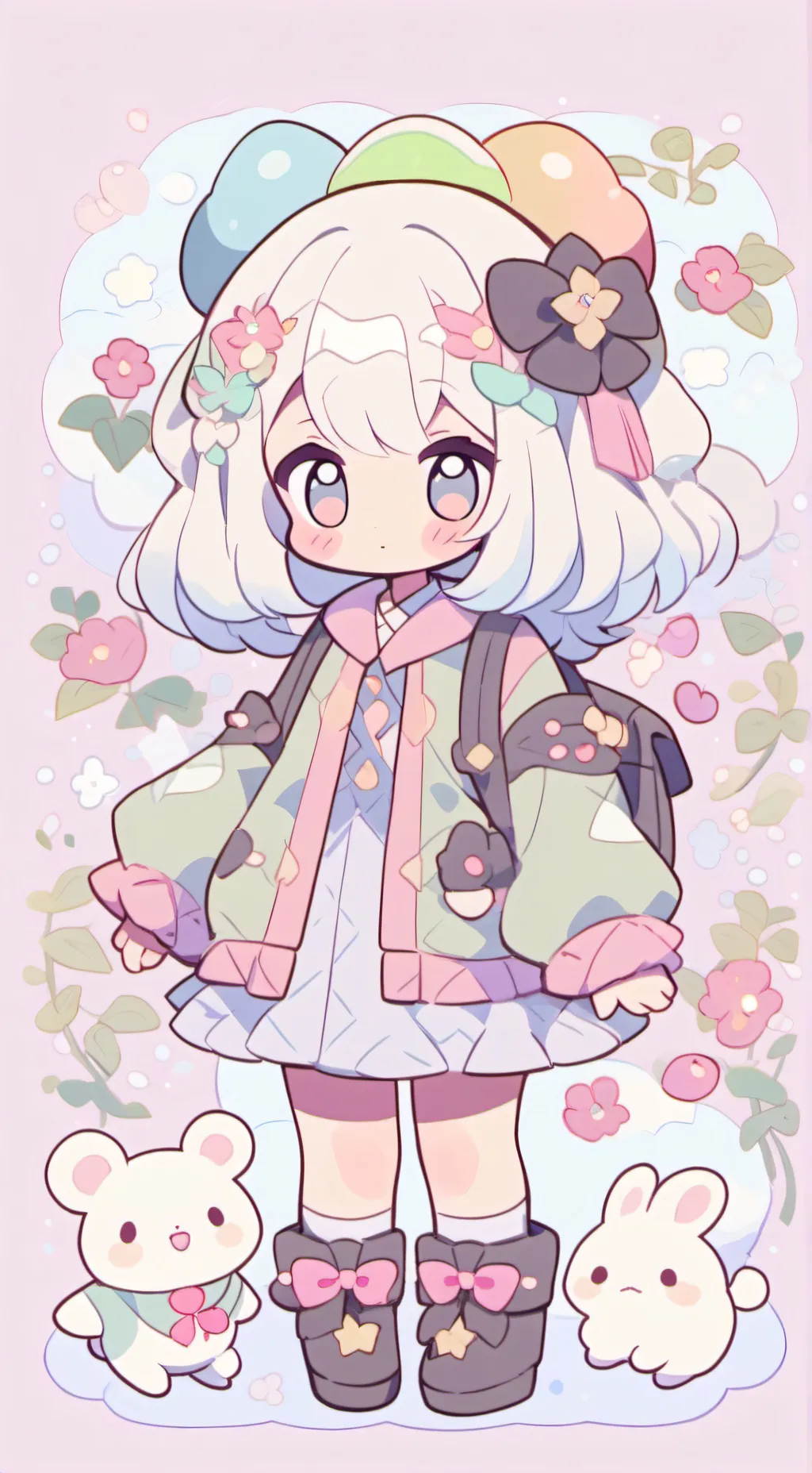 ai character: Моня background