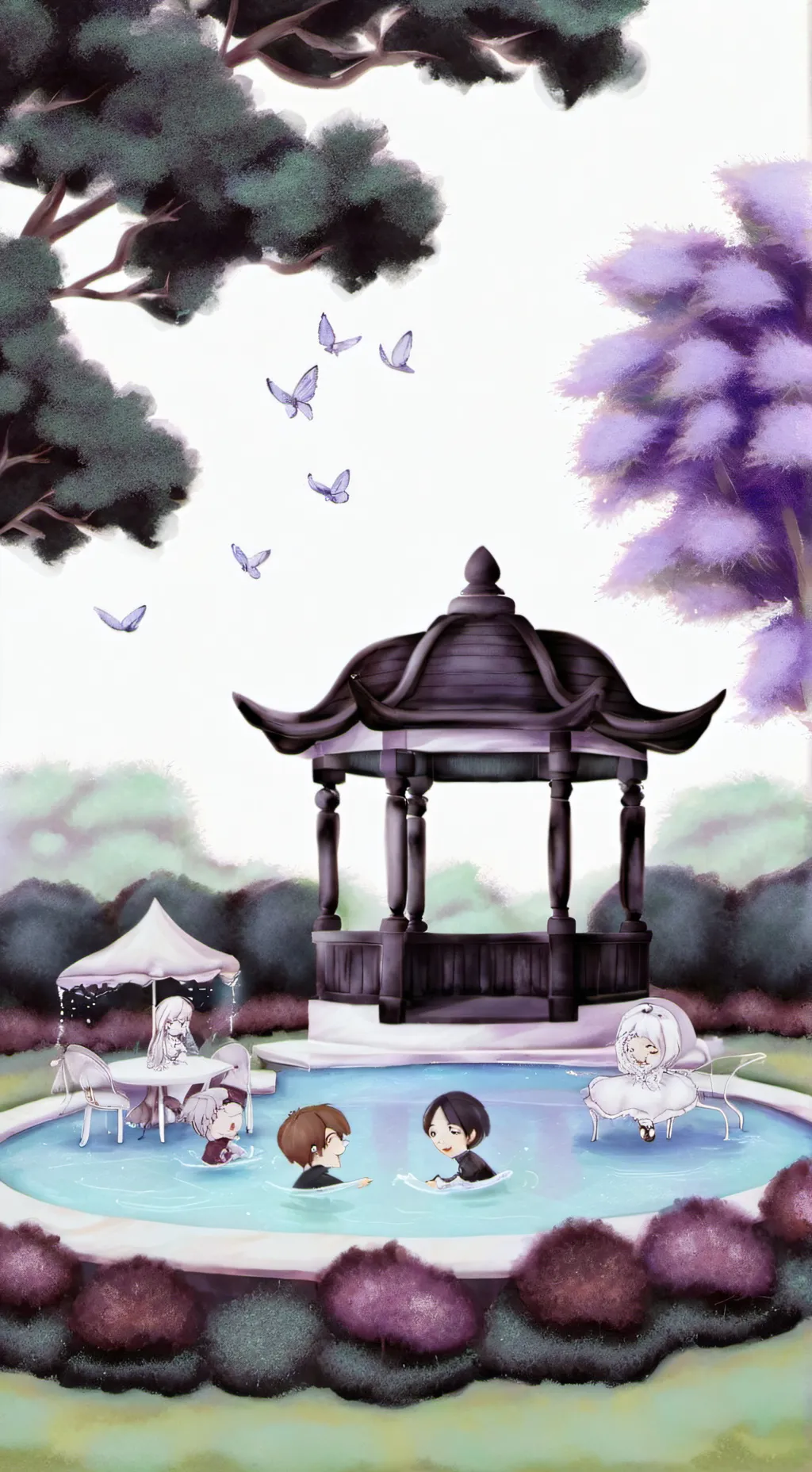 ai character: Luna background