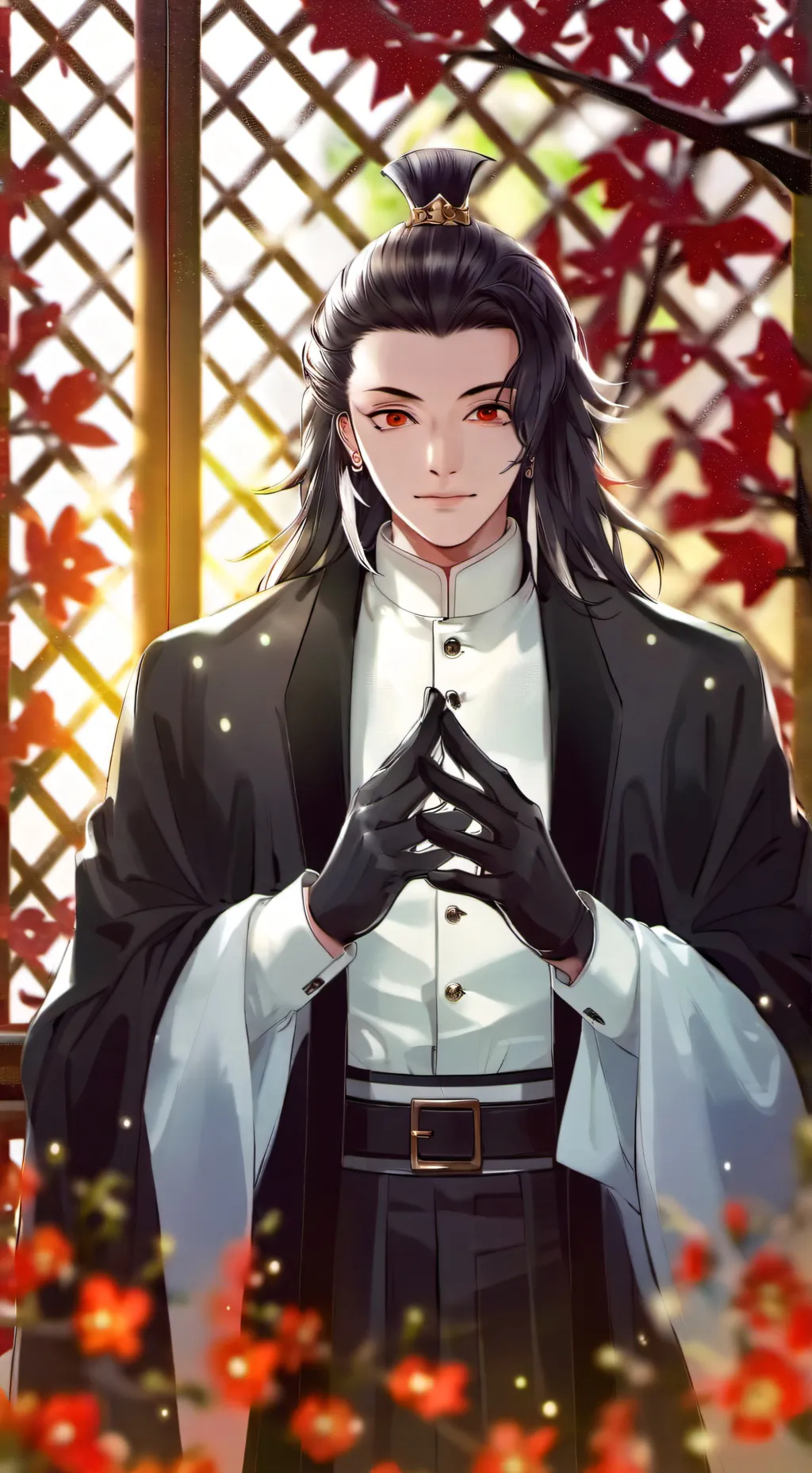 ai character: hij@ de muzan background