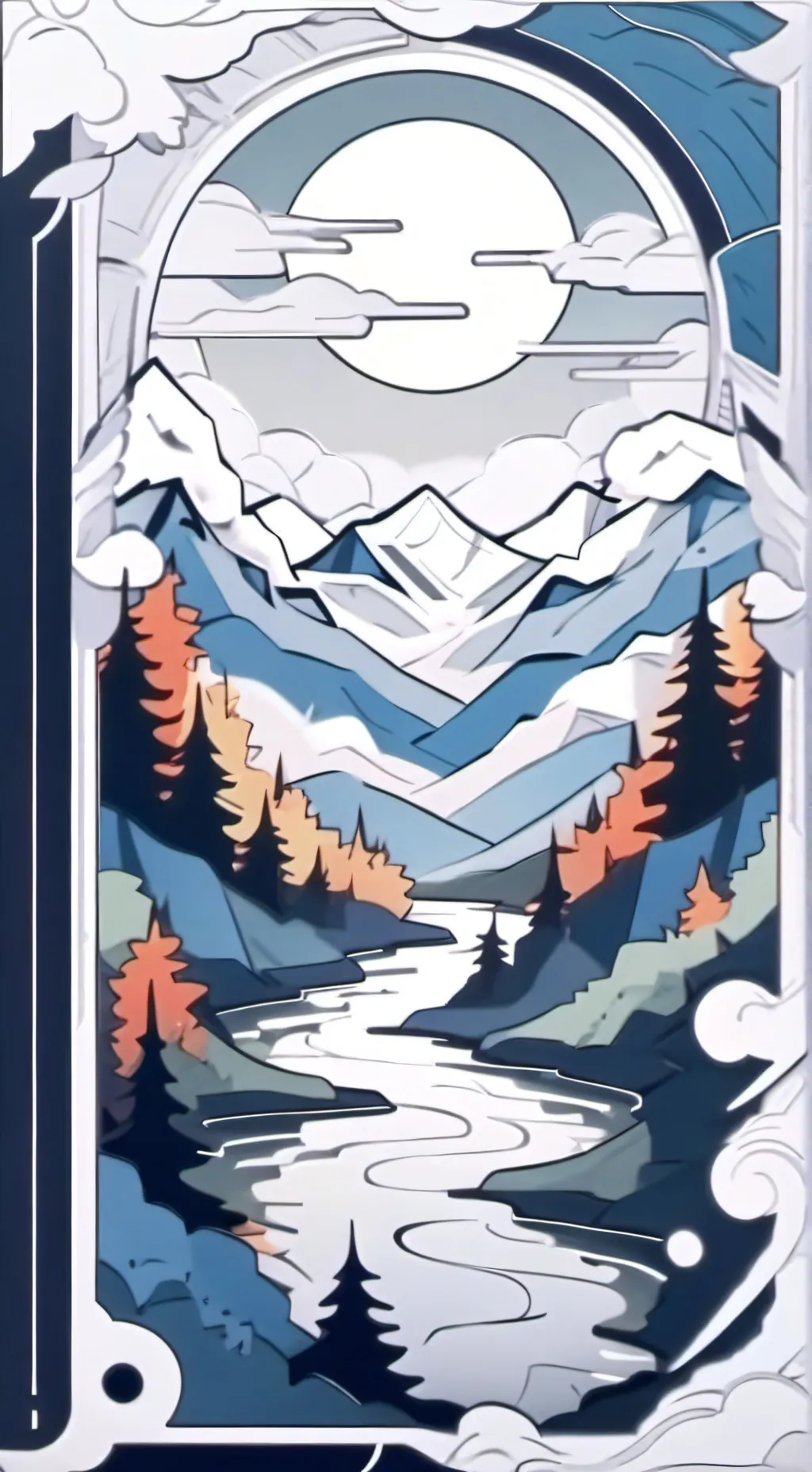 ai character: países background