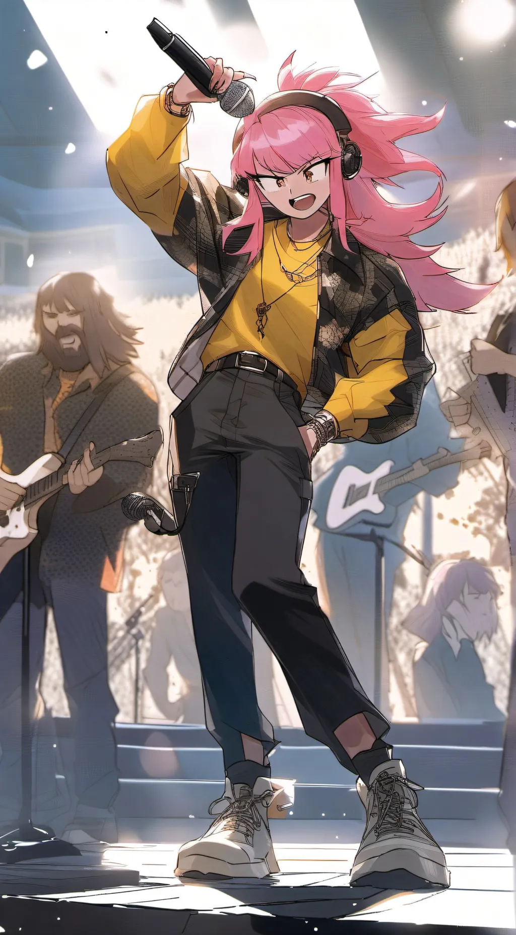 ai character: hane burn background