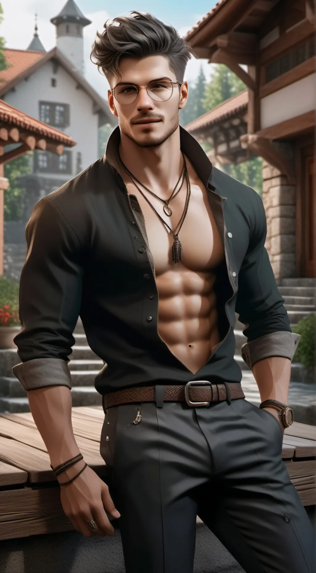 ai character: Chris background