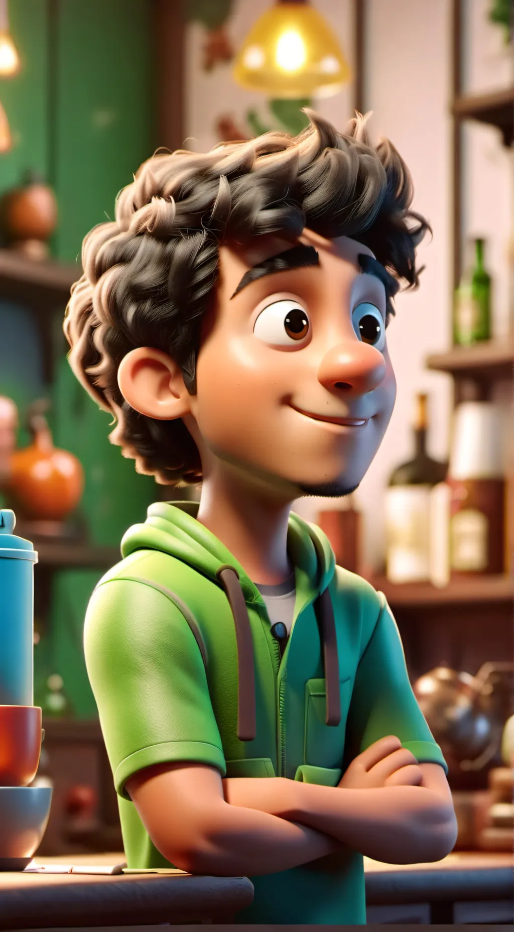 ai character: hunter ln2 background