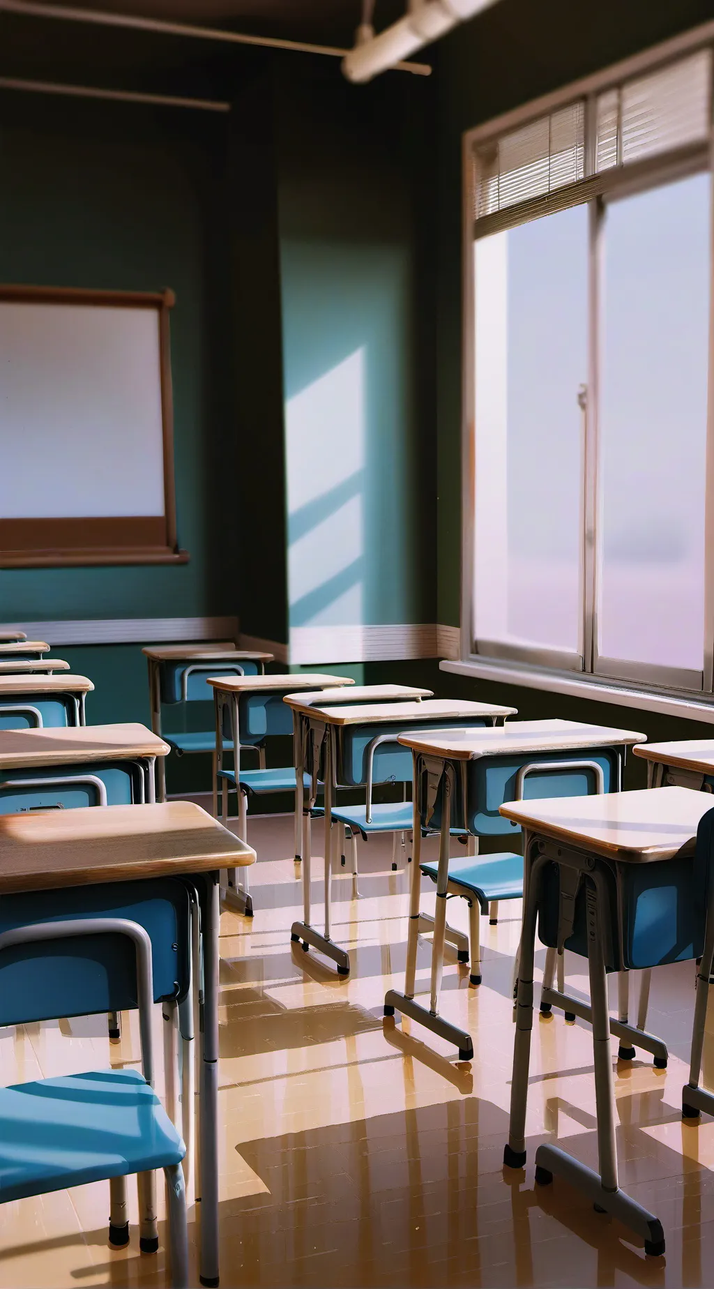 ai character: Classroom background