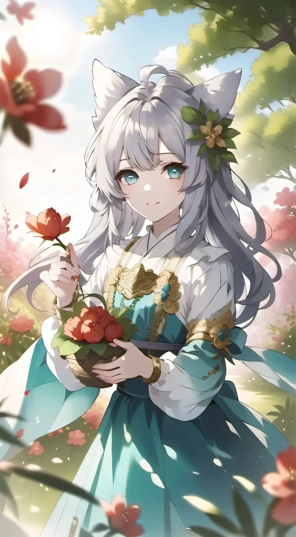 ai character: cristal background