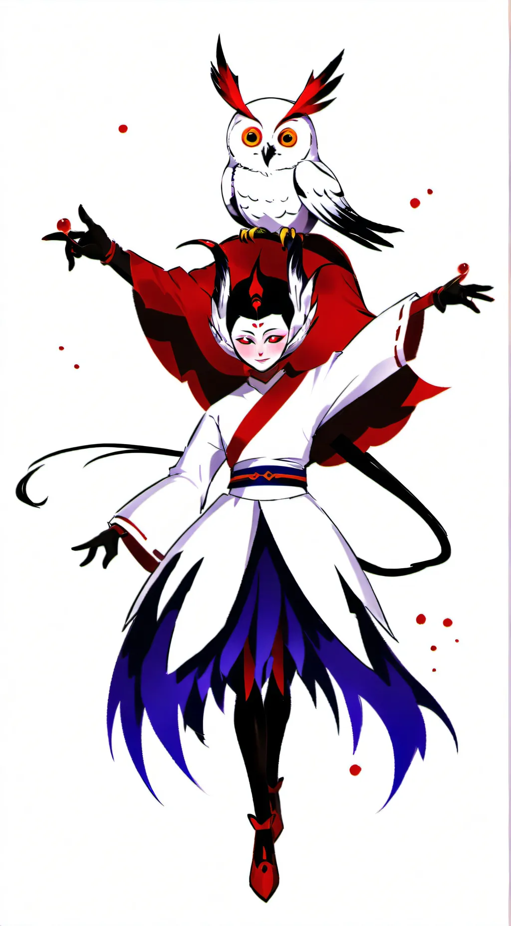 ai character: Stolas💋💋❤️‍🔥❤️‍🔥 background