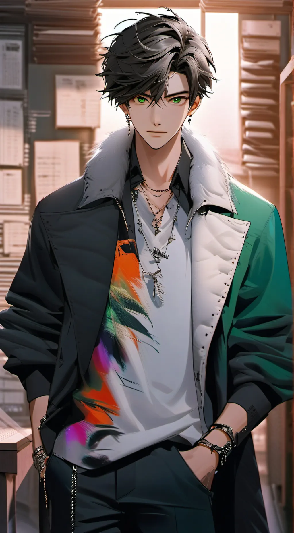 ai character: Haircut Critic background