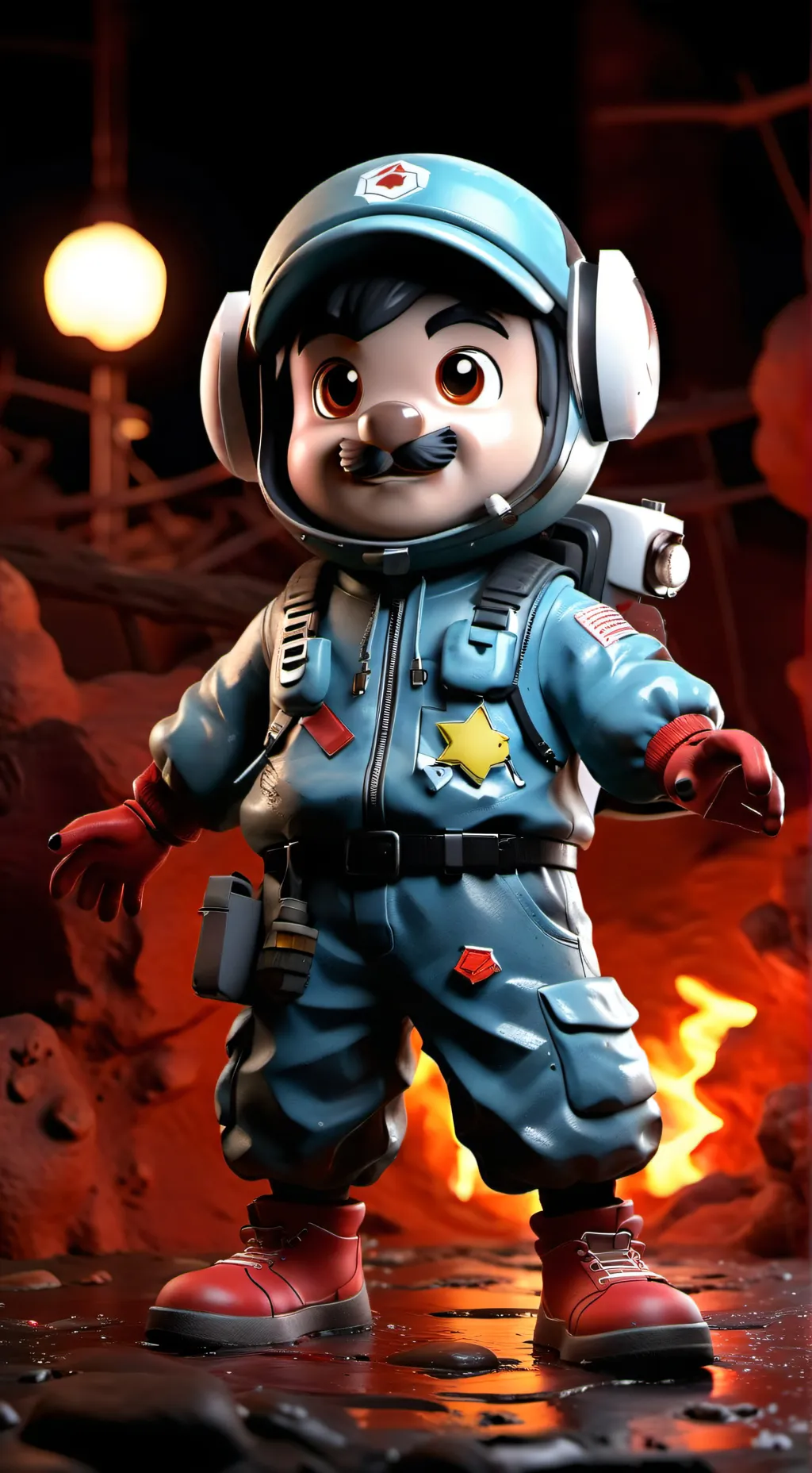 ai character: astro background