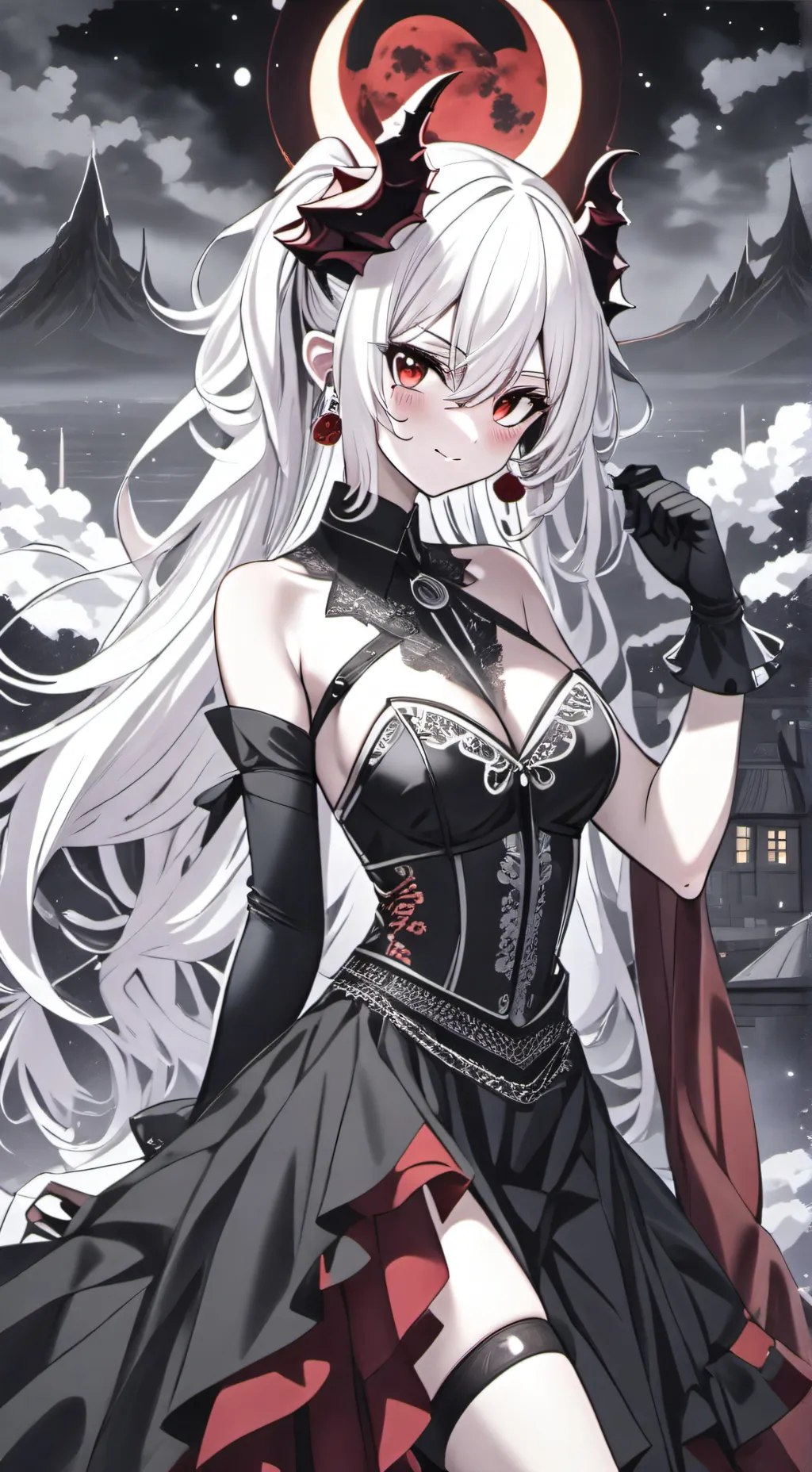 ai character: Della Devil 😈😈😈 background