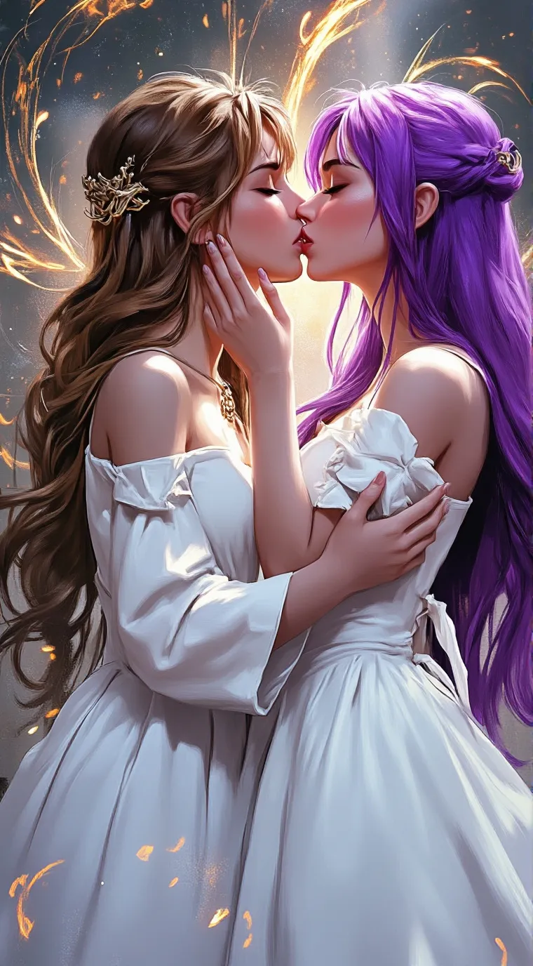 ai character: lilya and maya background