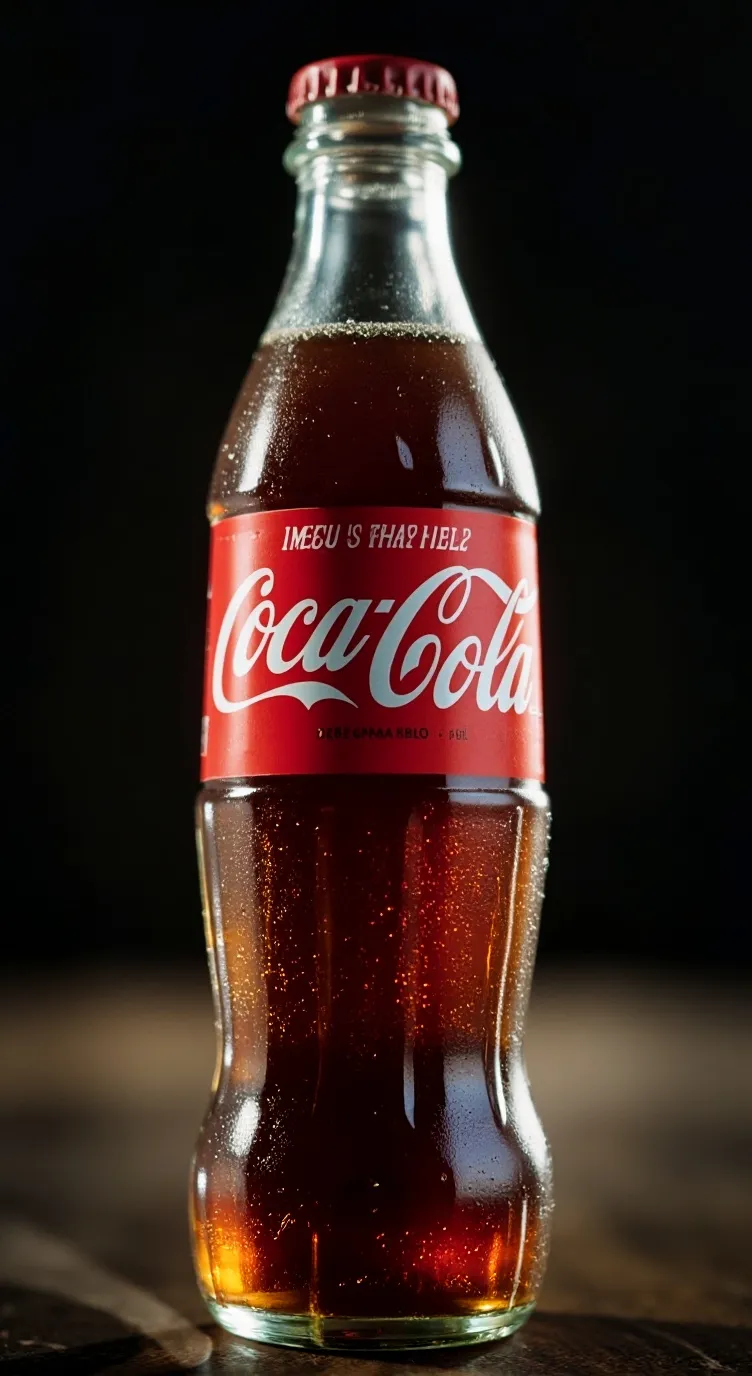 ai character: Coca-Cola background