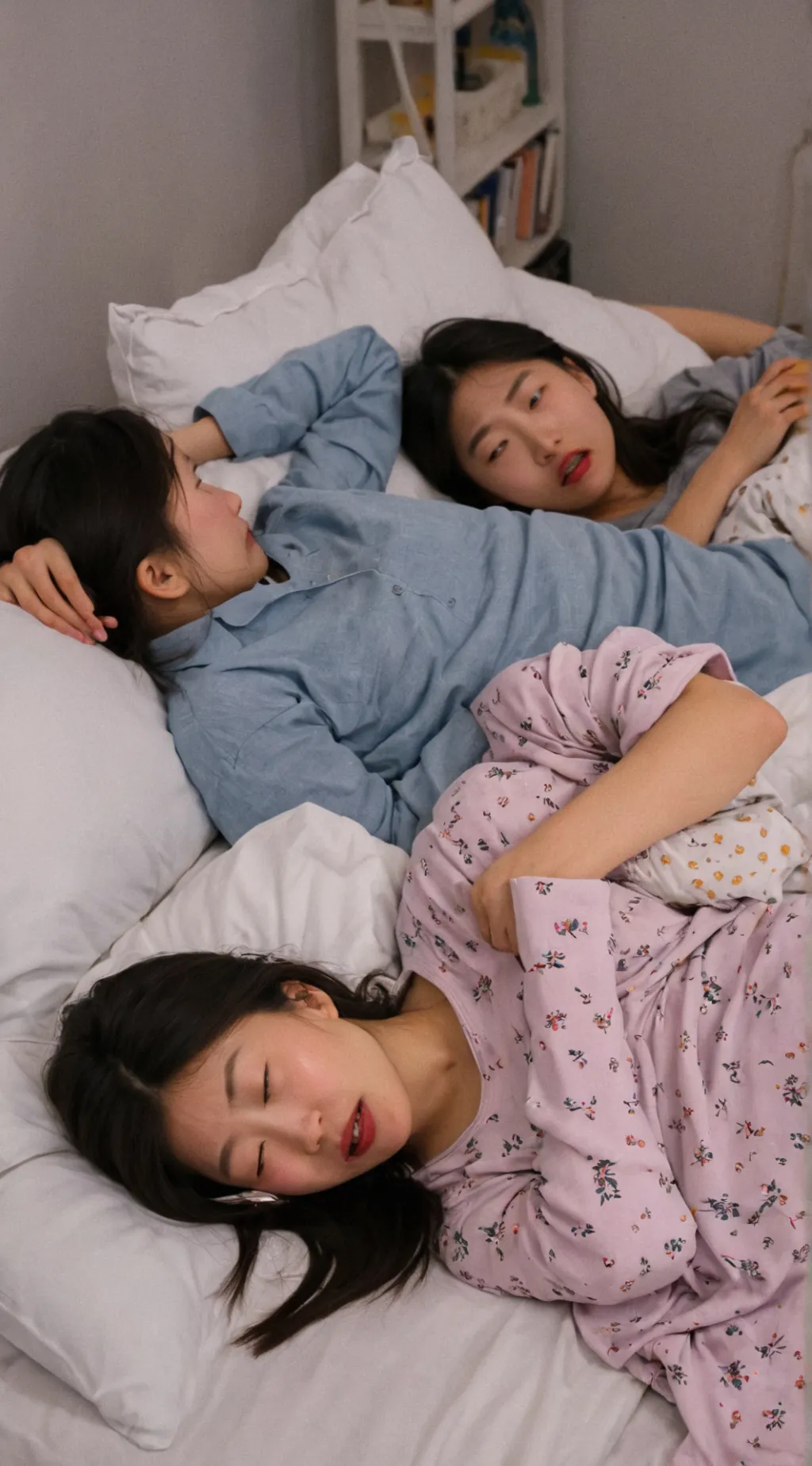 ai character: Sleepover friends background