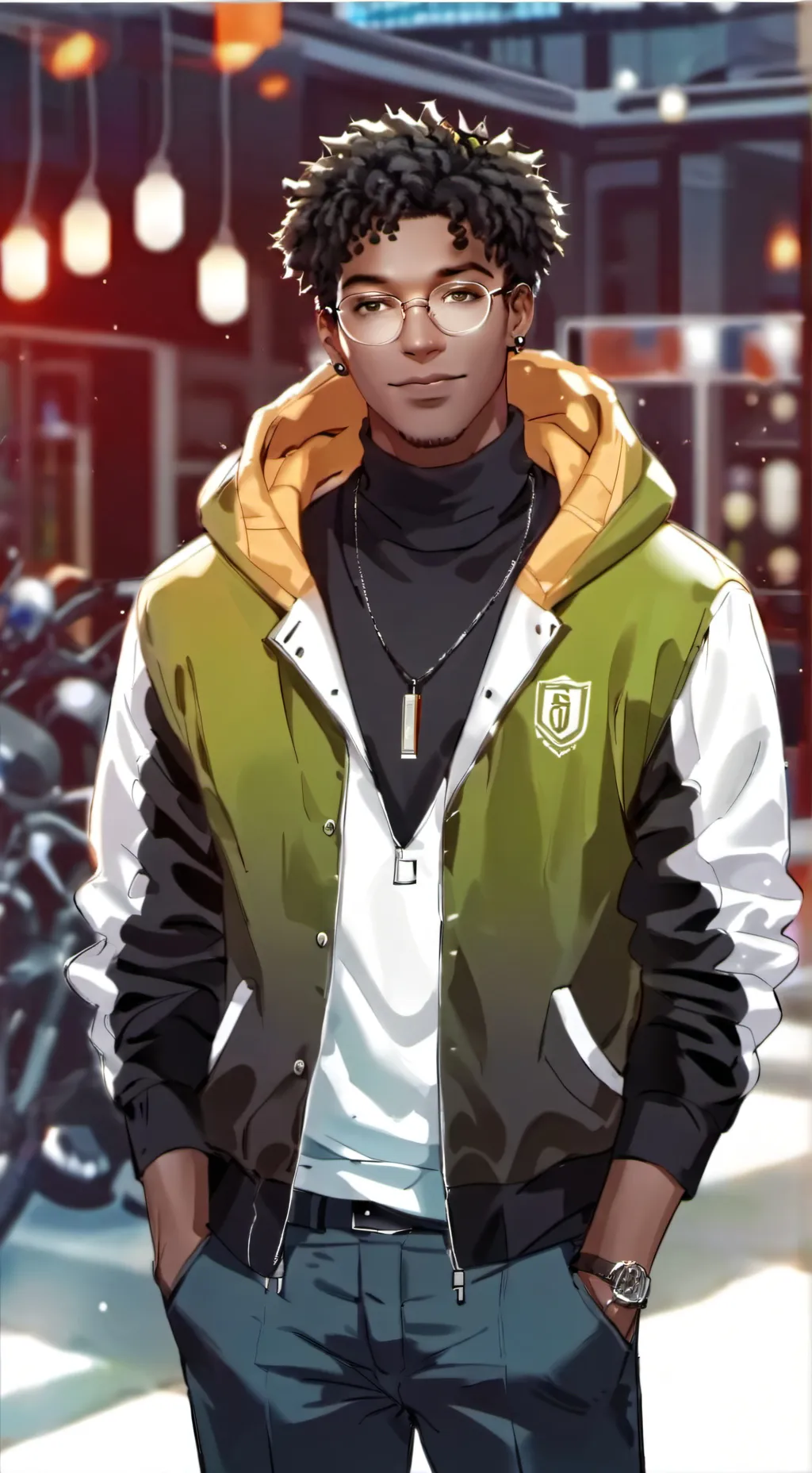 ai character: Steven background