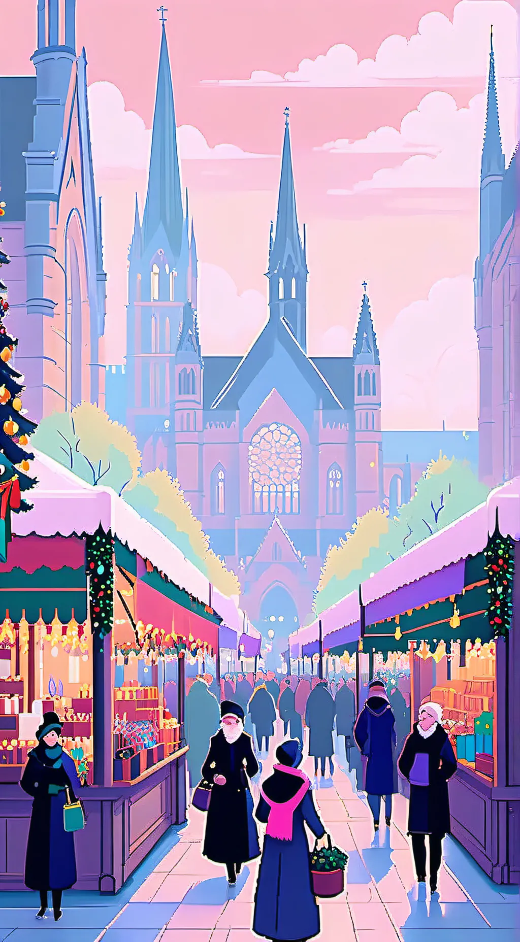 ai character: FestivalBunny >🌲< background