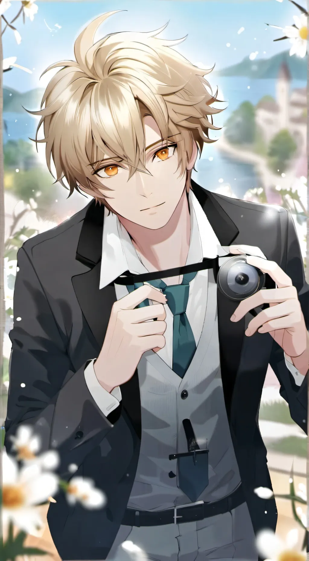 ai character: Adrian  background