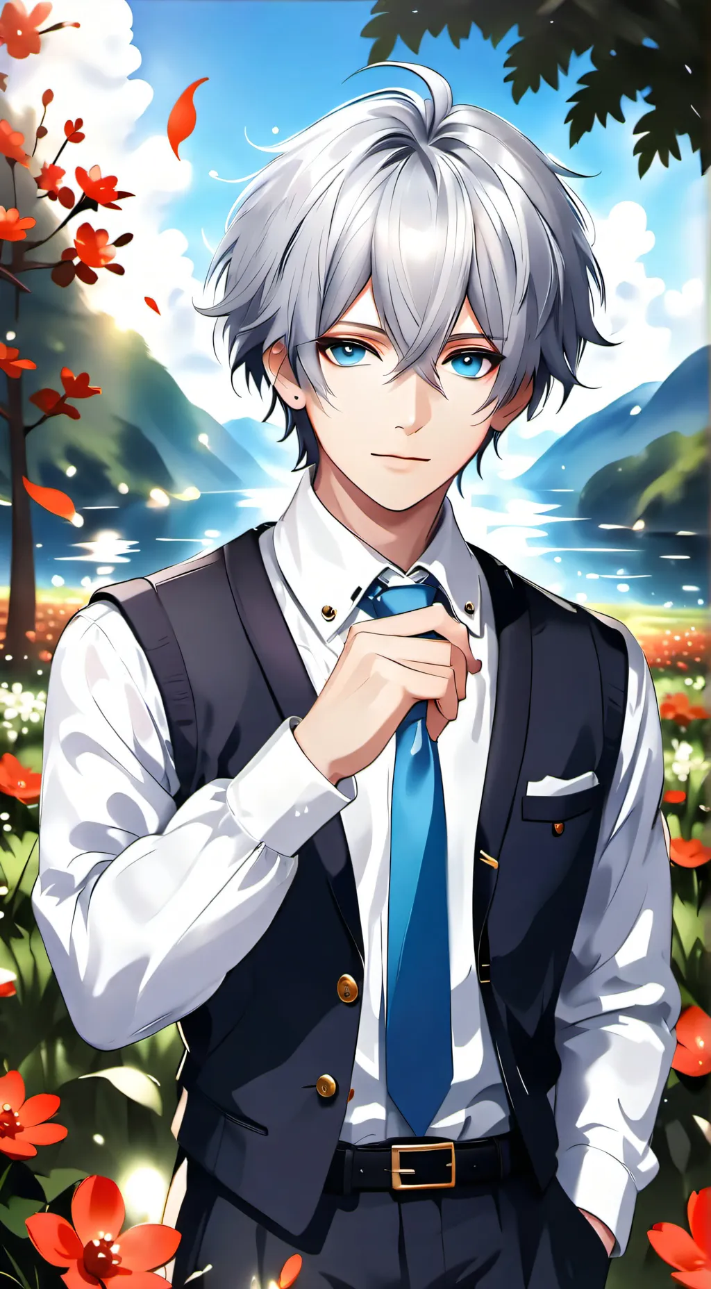 ai character: 👑Рин😎 background