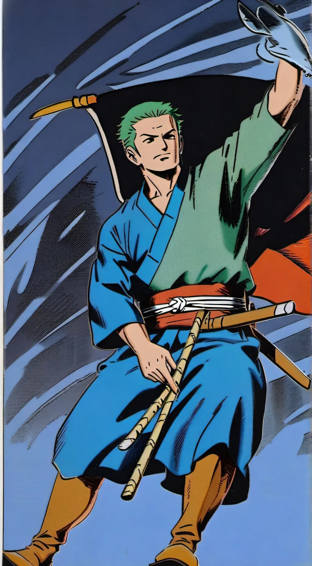 ai character: One Piece background