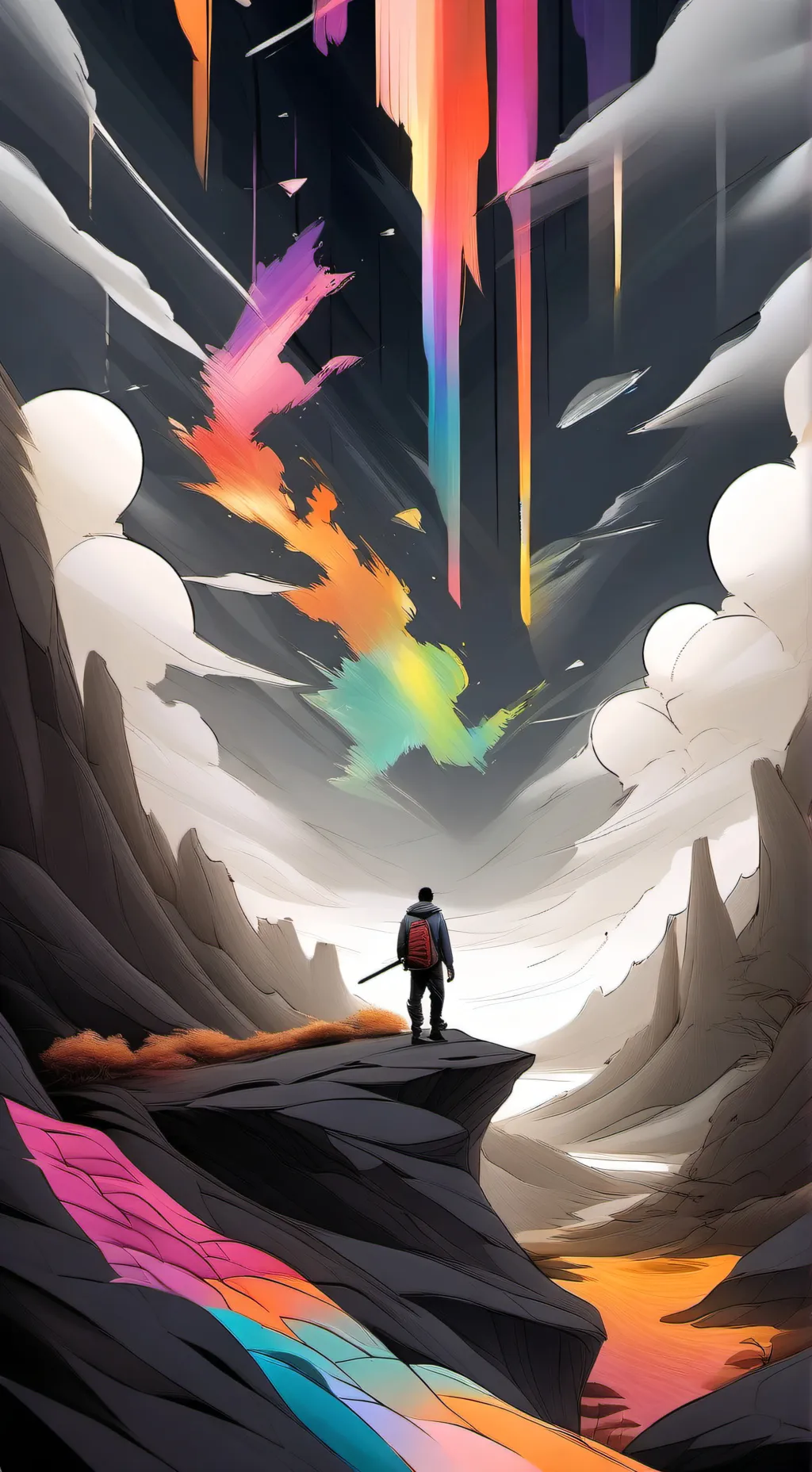 ai character: Dw Christmas toons background