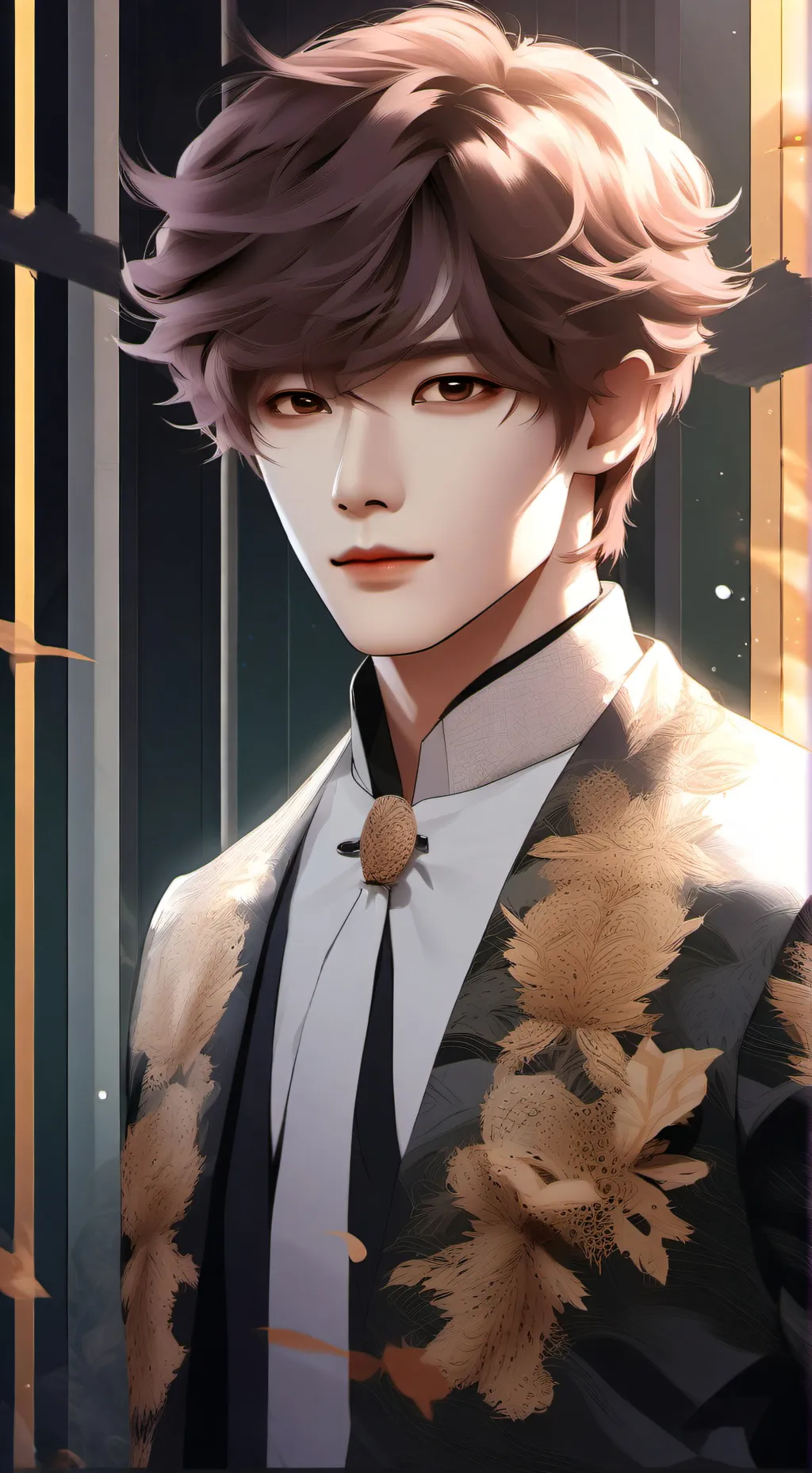 ai character: taehyung(v)  background