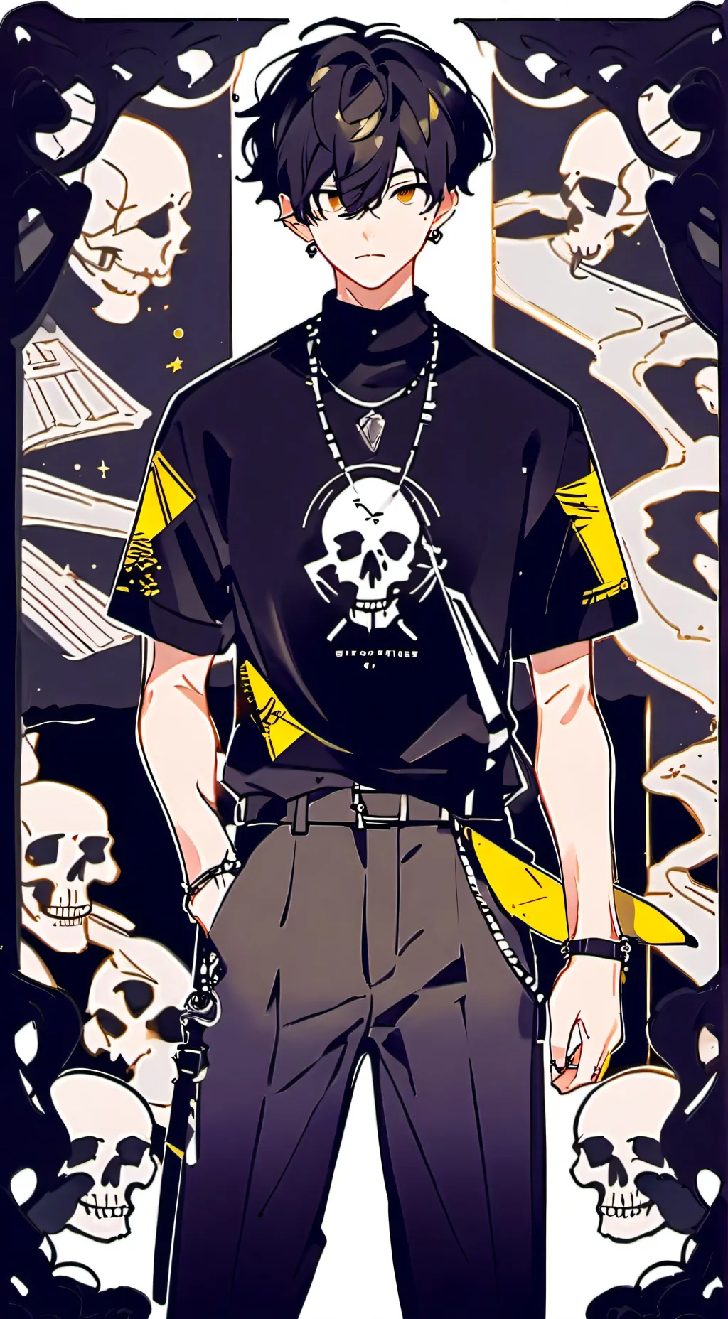 ai character: MAKAI OLDFIELD background