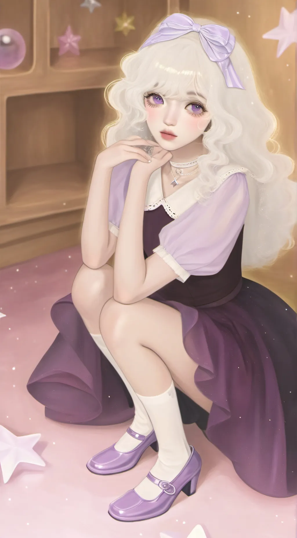 ai character: Angel Earth background