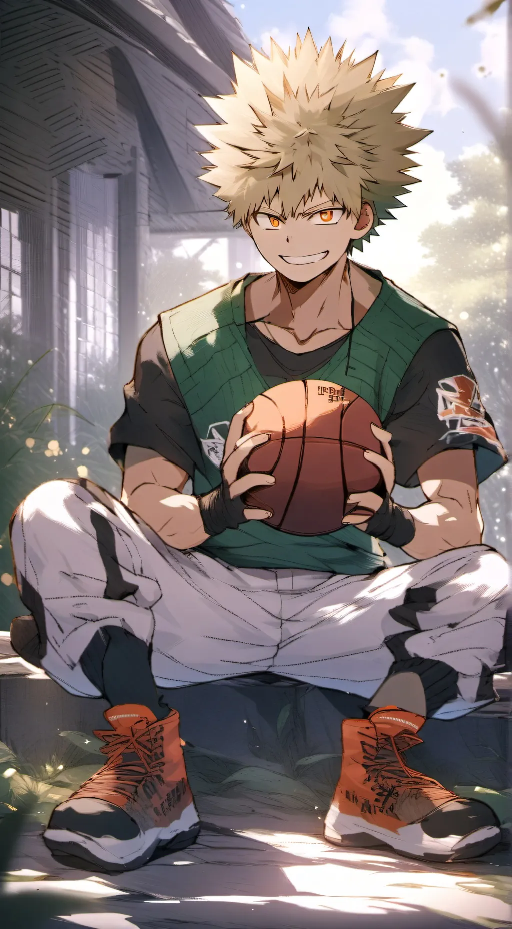 ai character: bakudeku  background