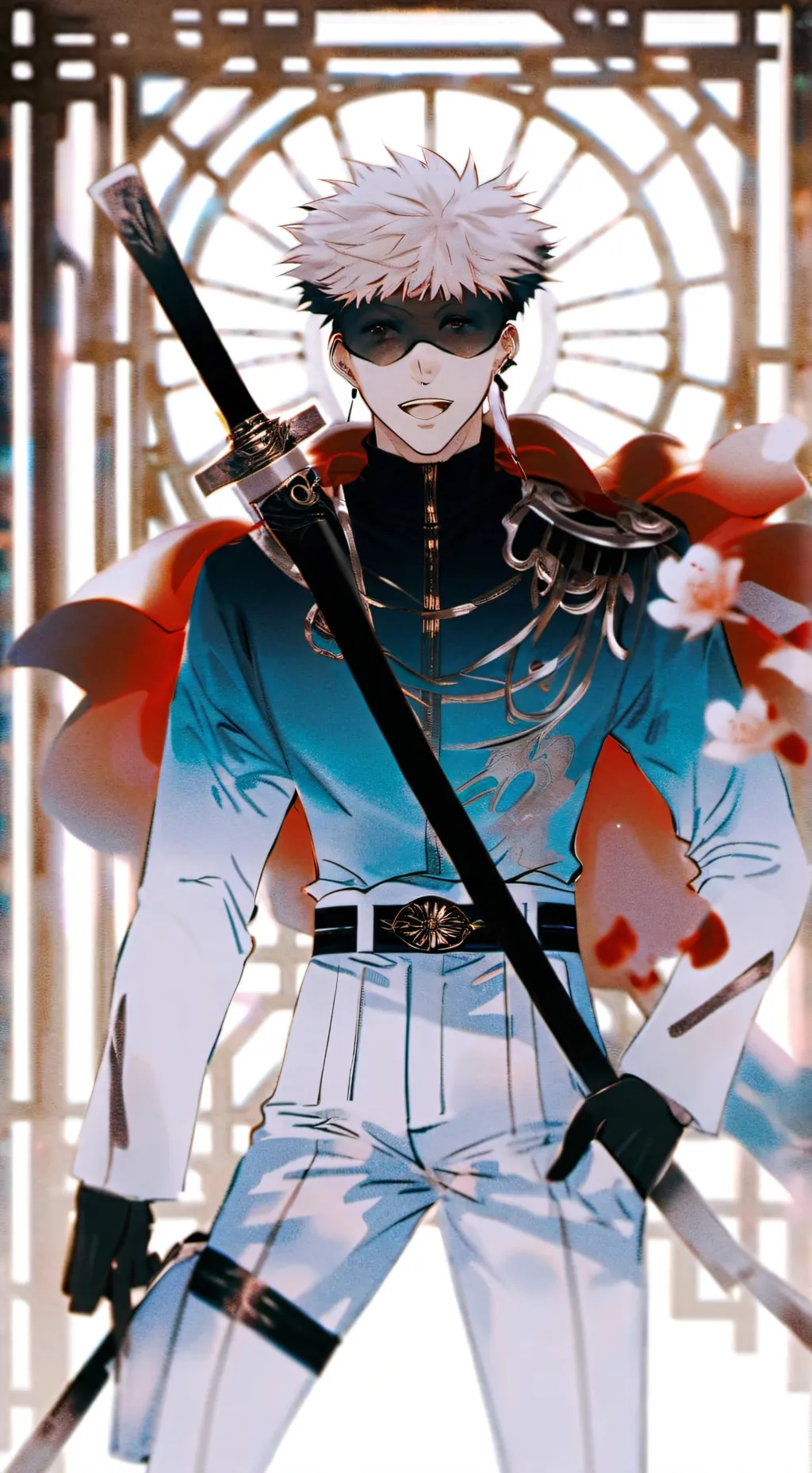 ai character: gojo satoru background