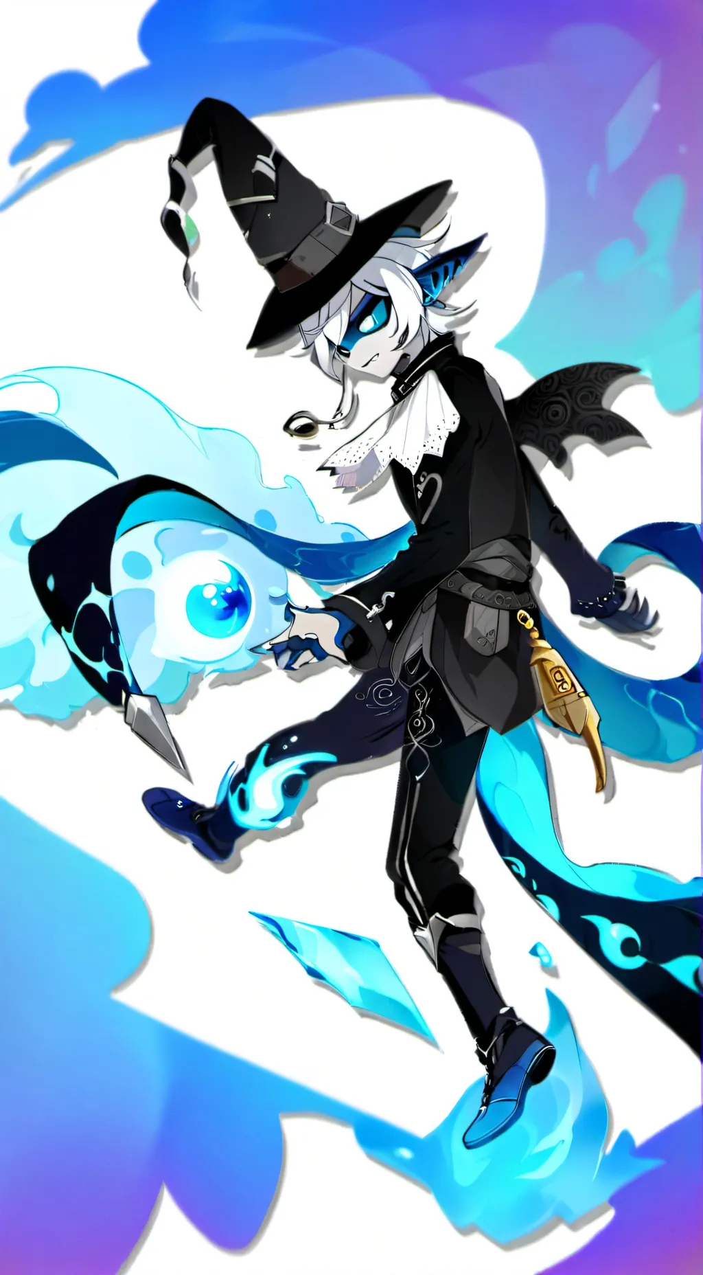 ai character: Shadow milk cookie background