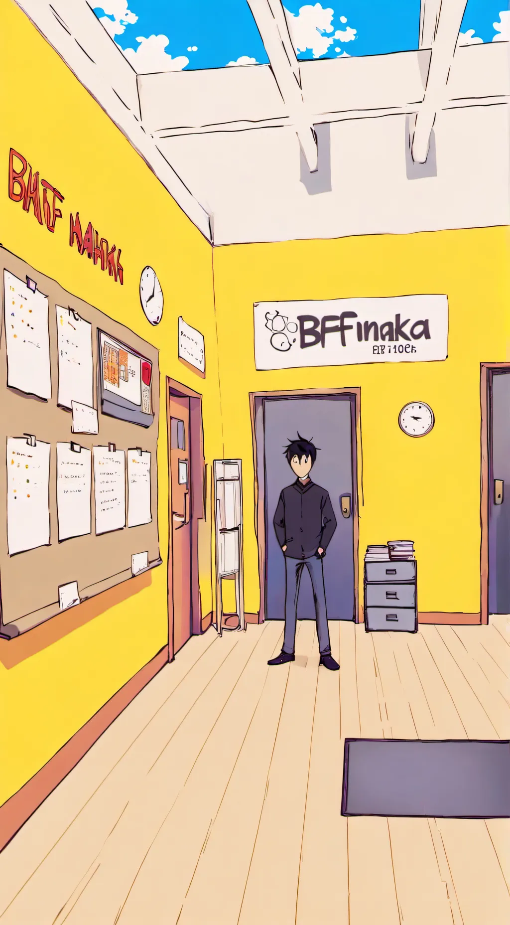 ai character: bfdi background