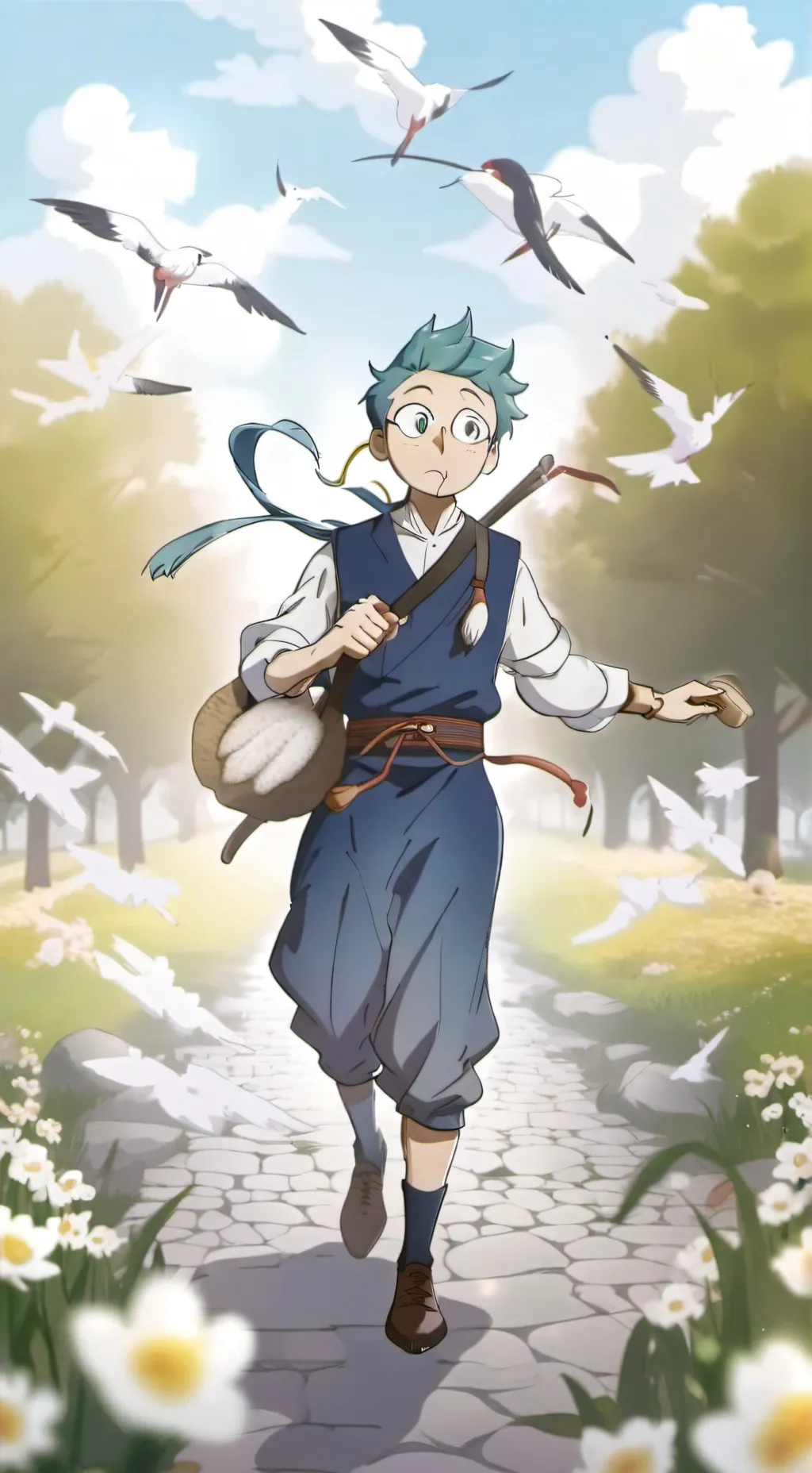 ai character: Yellow Guy (DHMIS) background