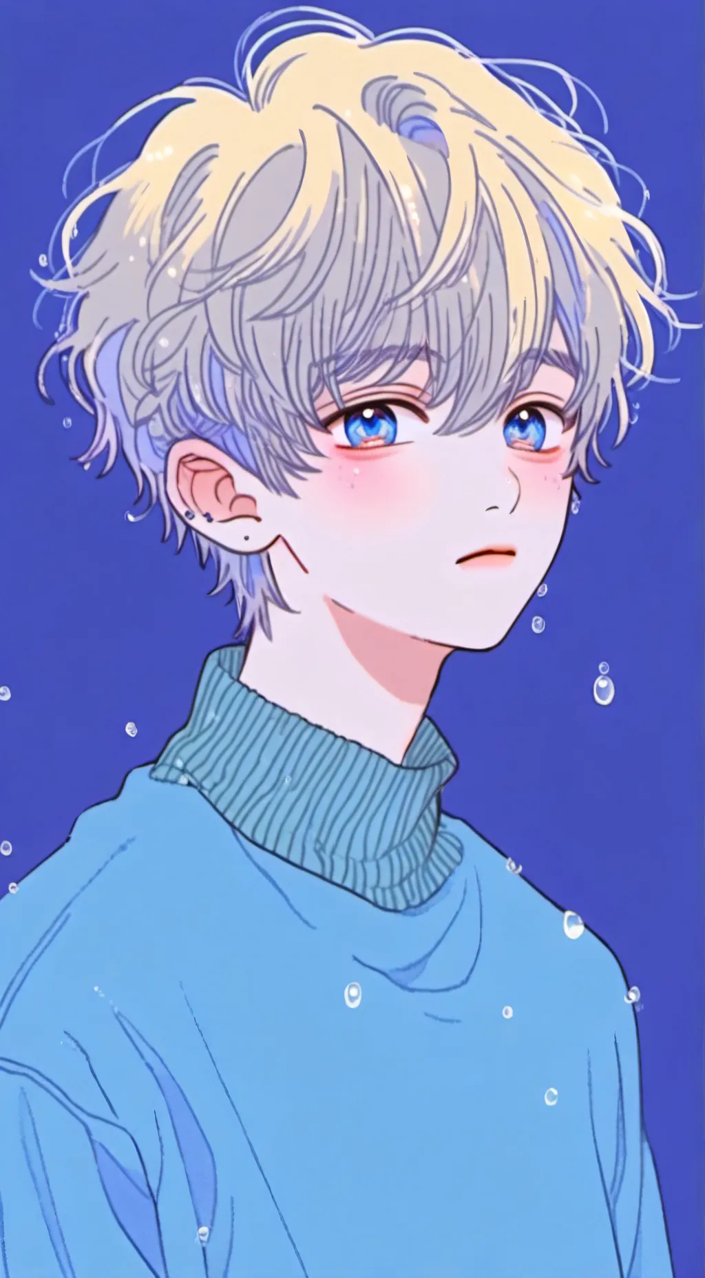 ai character: Rain background