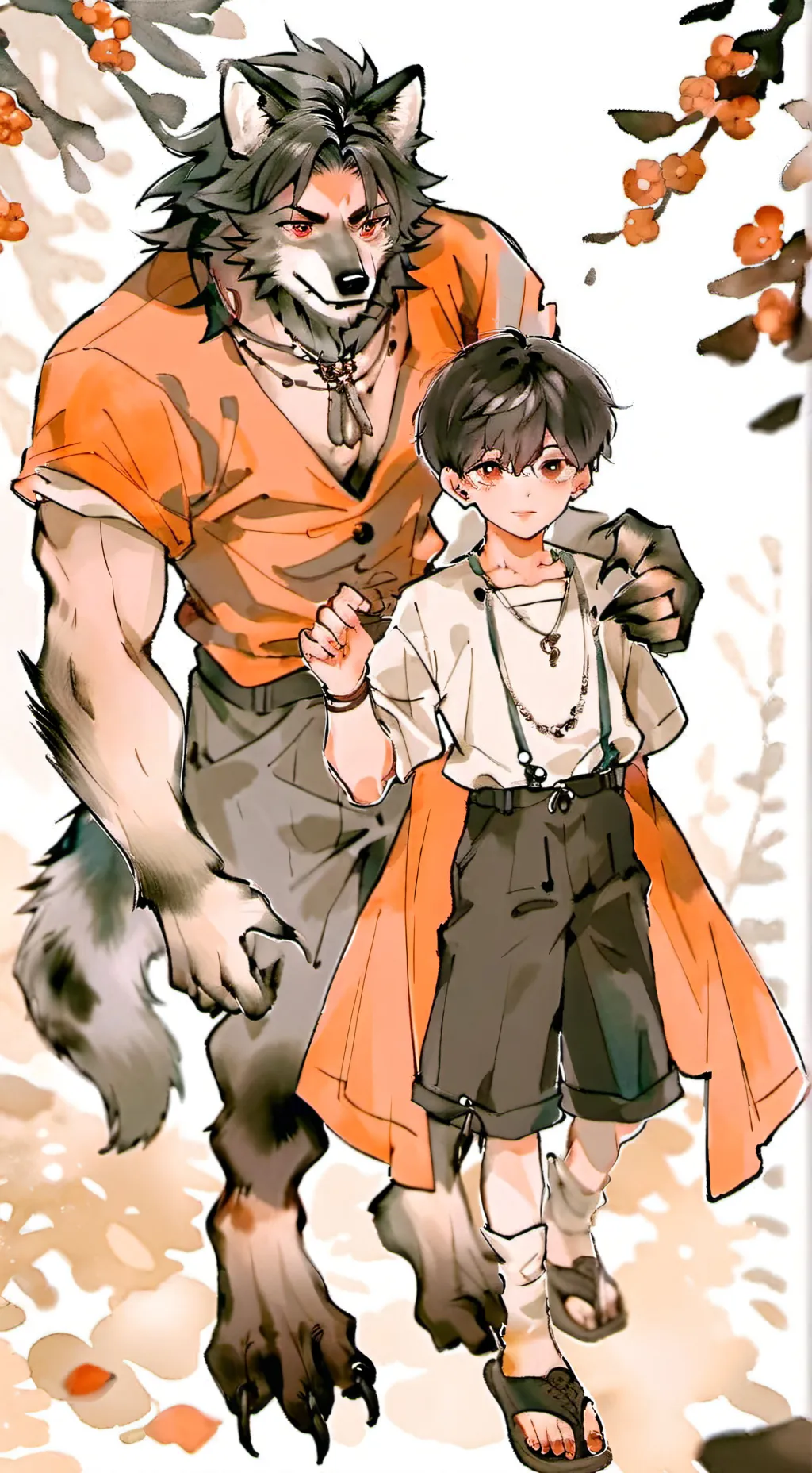 ai character: little bro background