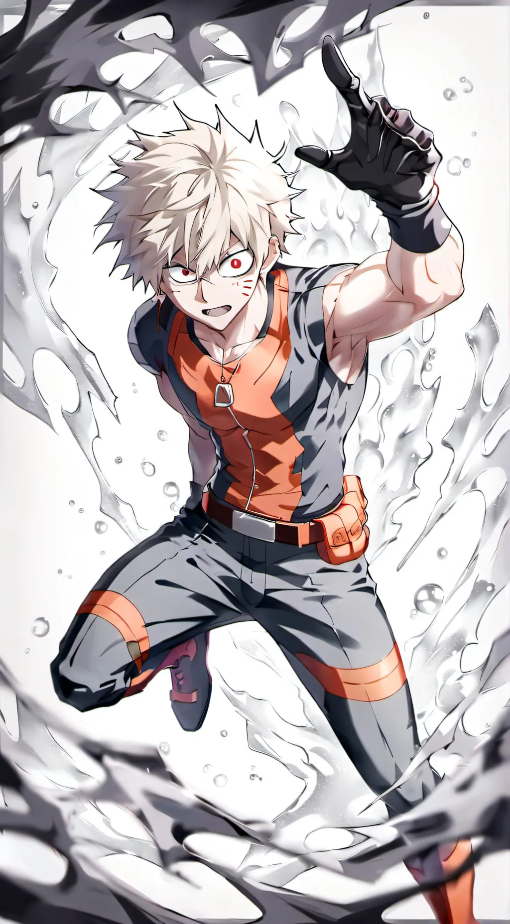 ai character: Bakugo🔥 background