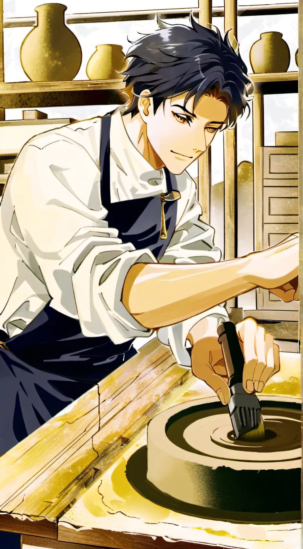 ai character: mesmerizer  background