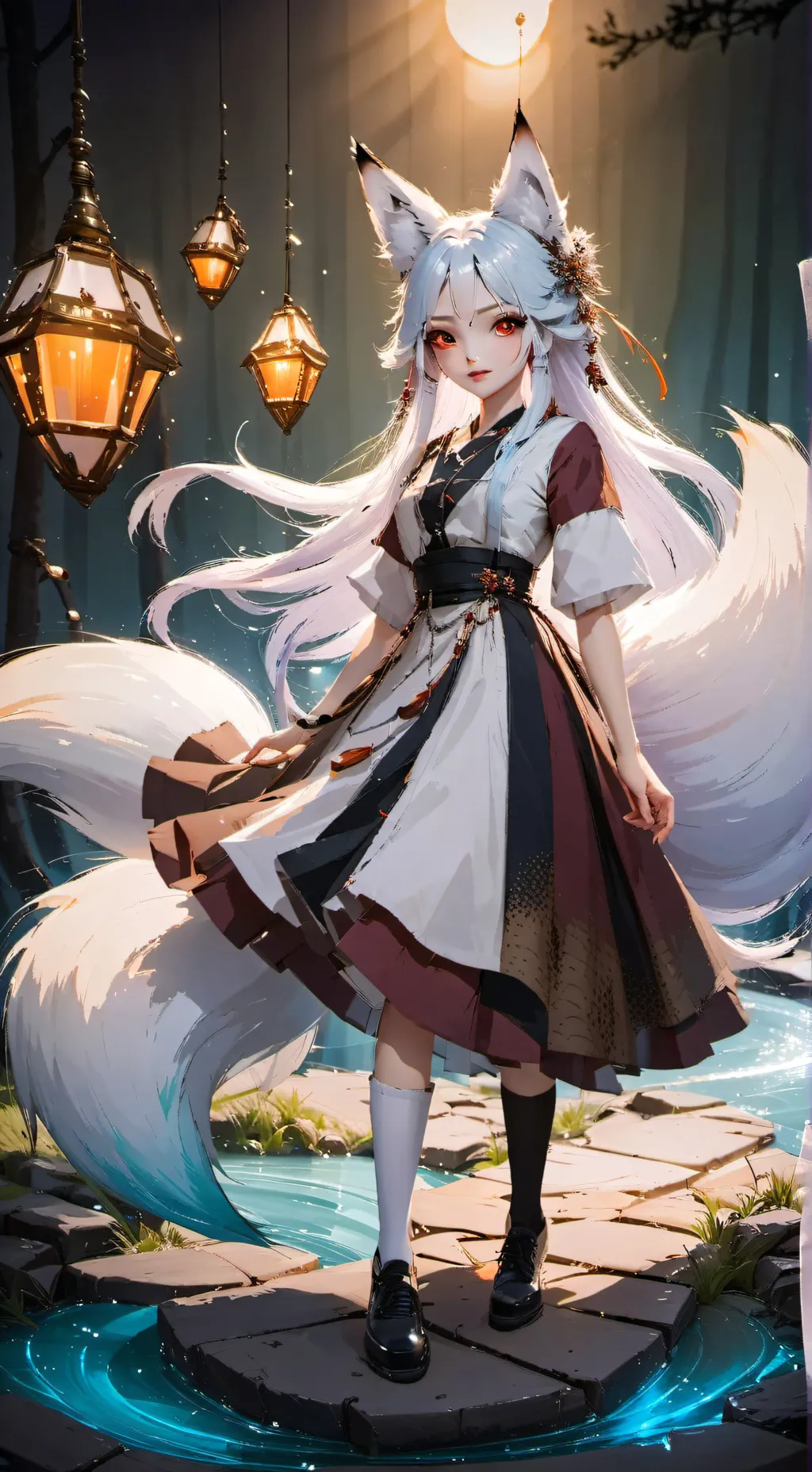 ai character: Skye  background