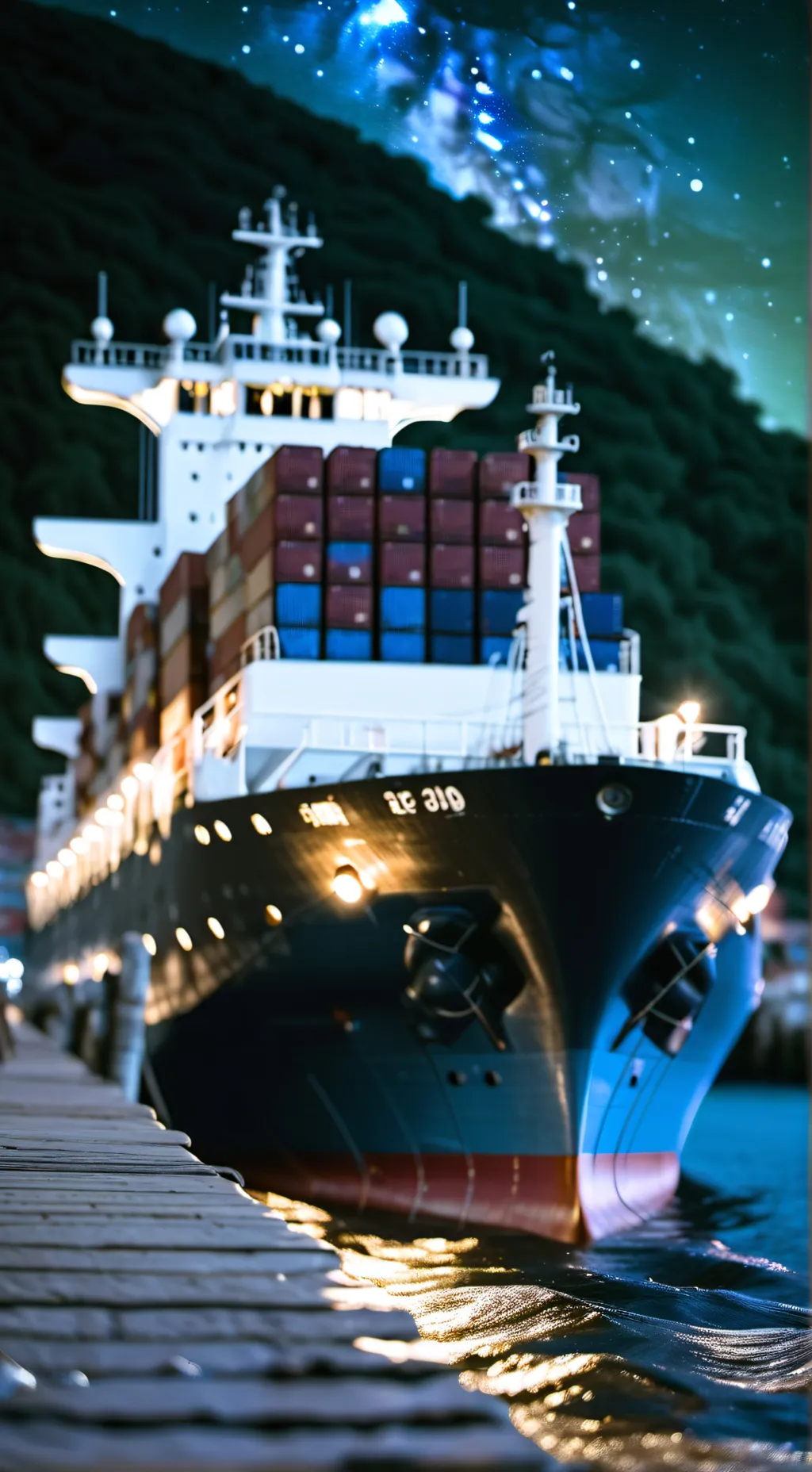 ai character: Far From Land background