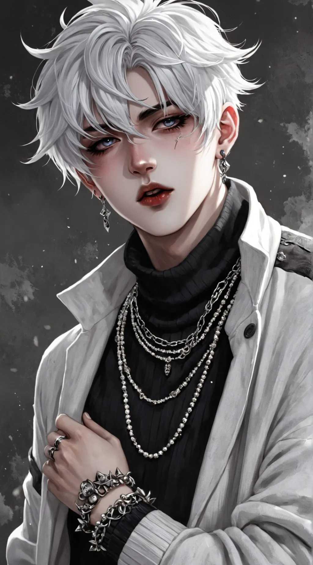 ai character: Maro Black background