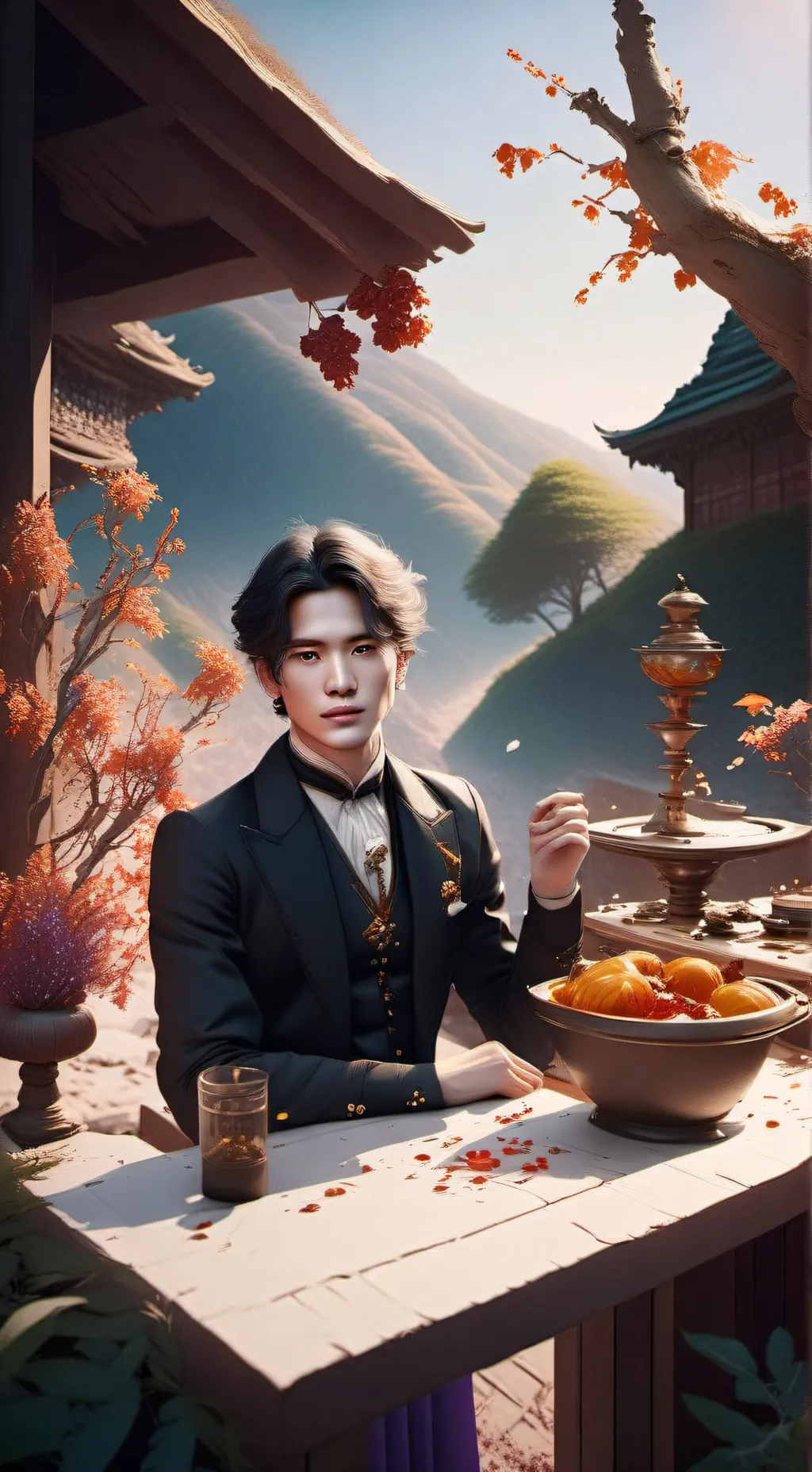 ai character: Гоша background