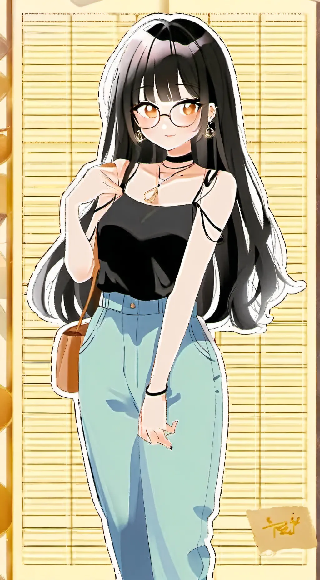 ai character: Kim  background