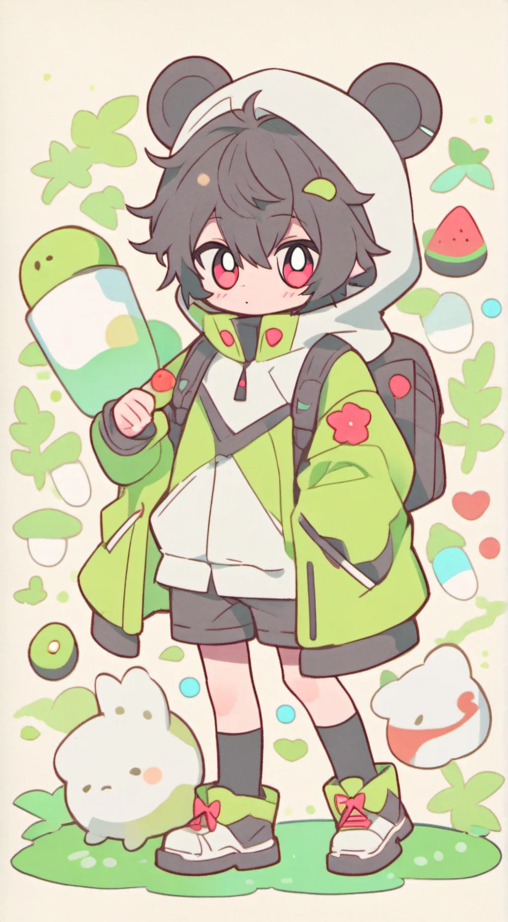 ai character: School background