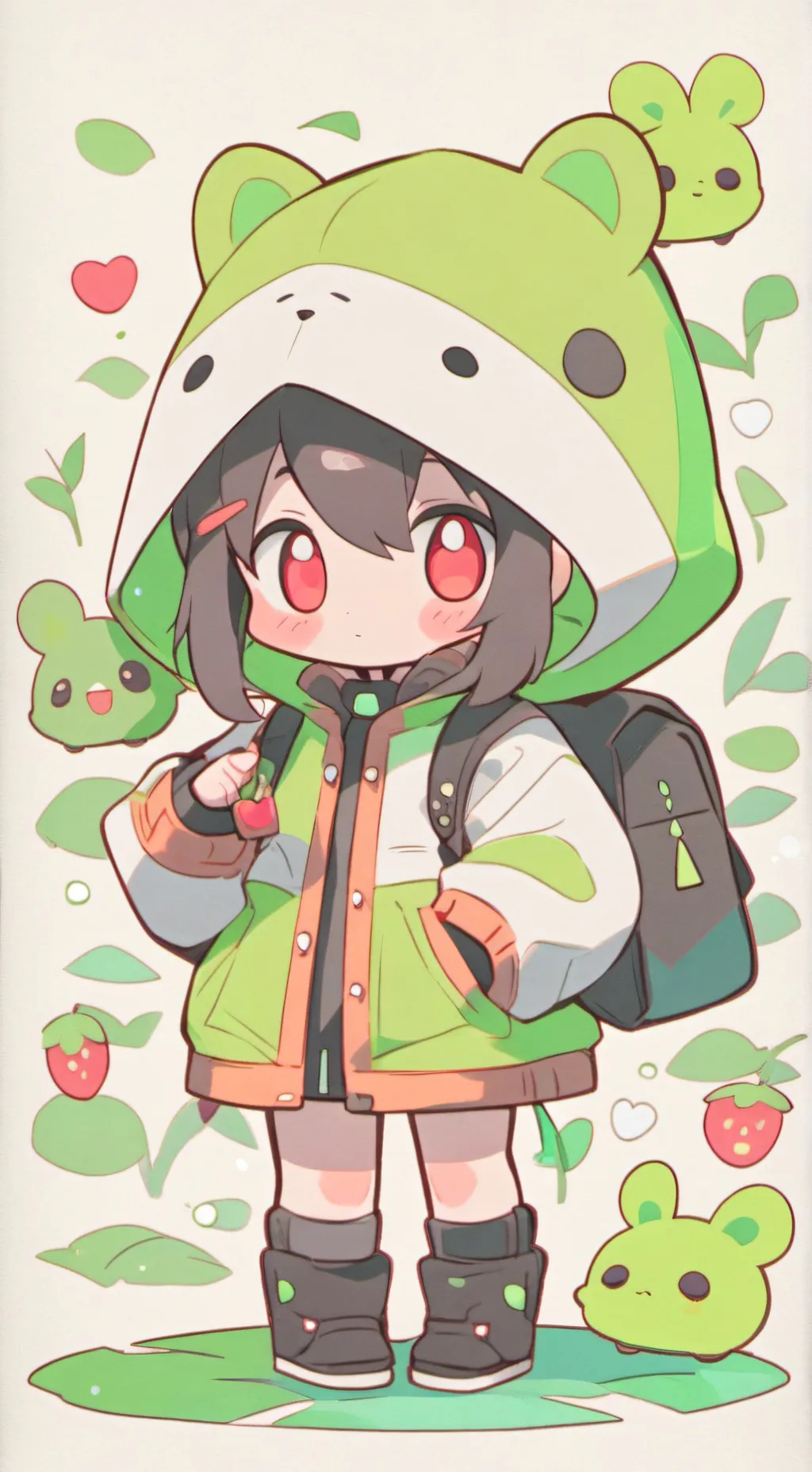 ai character: pee baby Chapa background