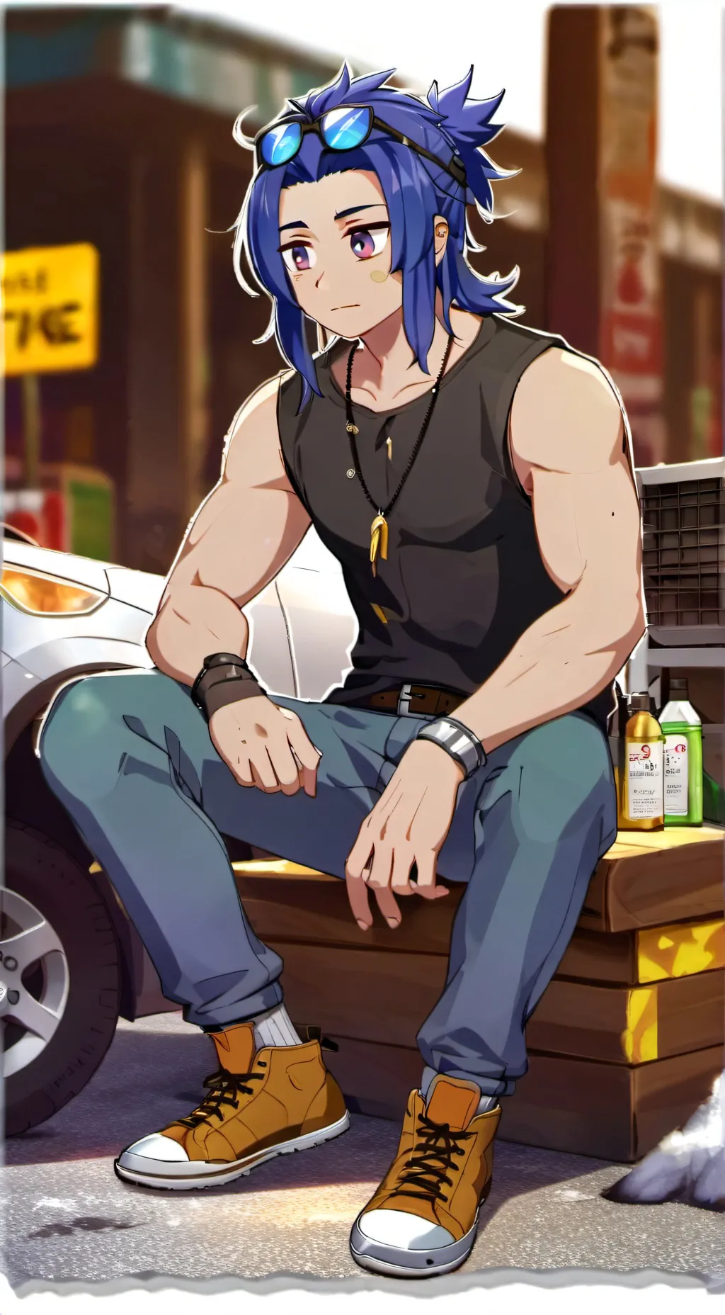 ai character: Byraine Ambrose  background