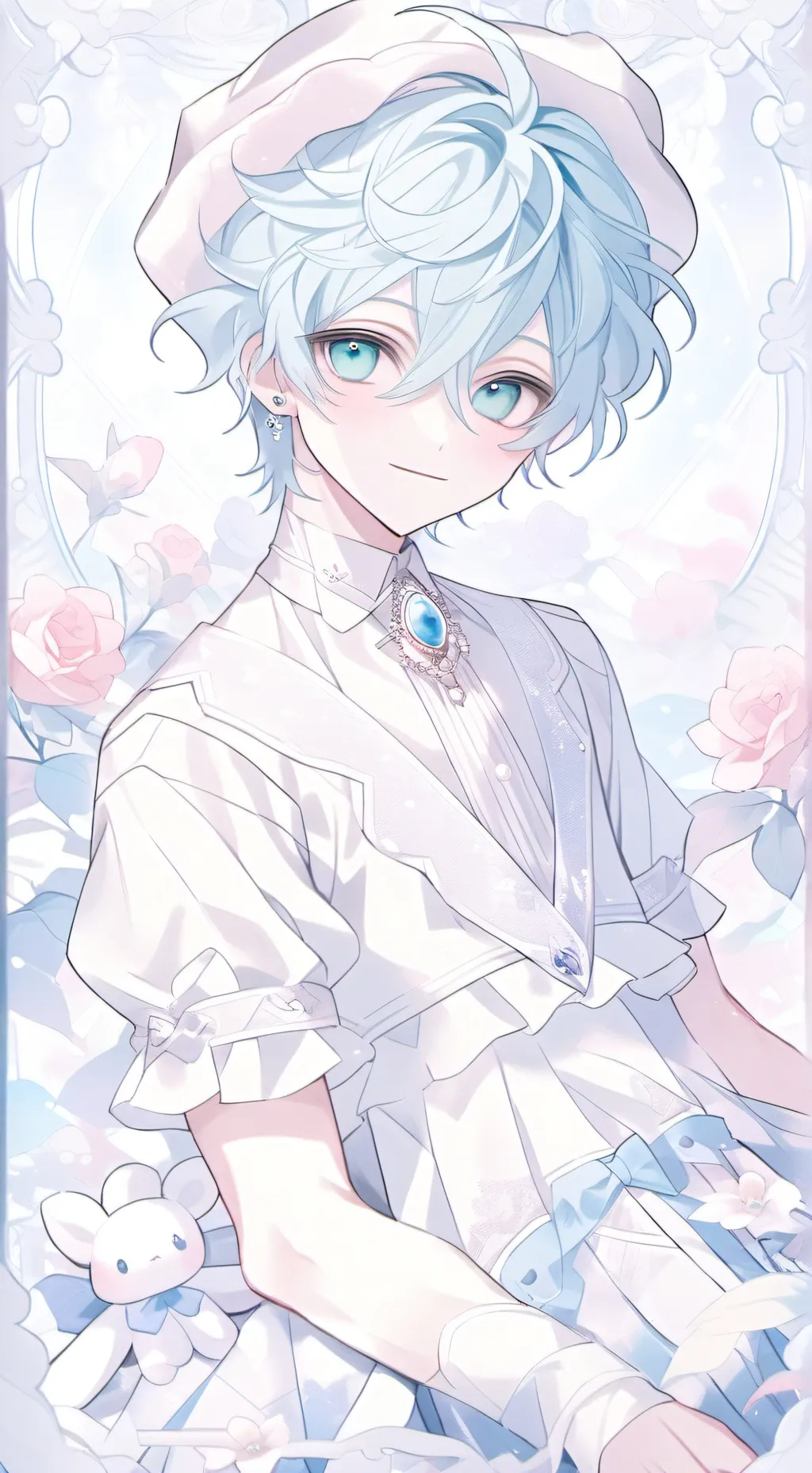 ai character: thats u in the pic background